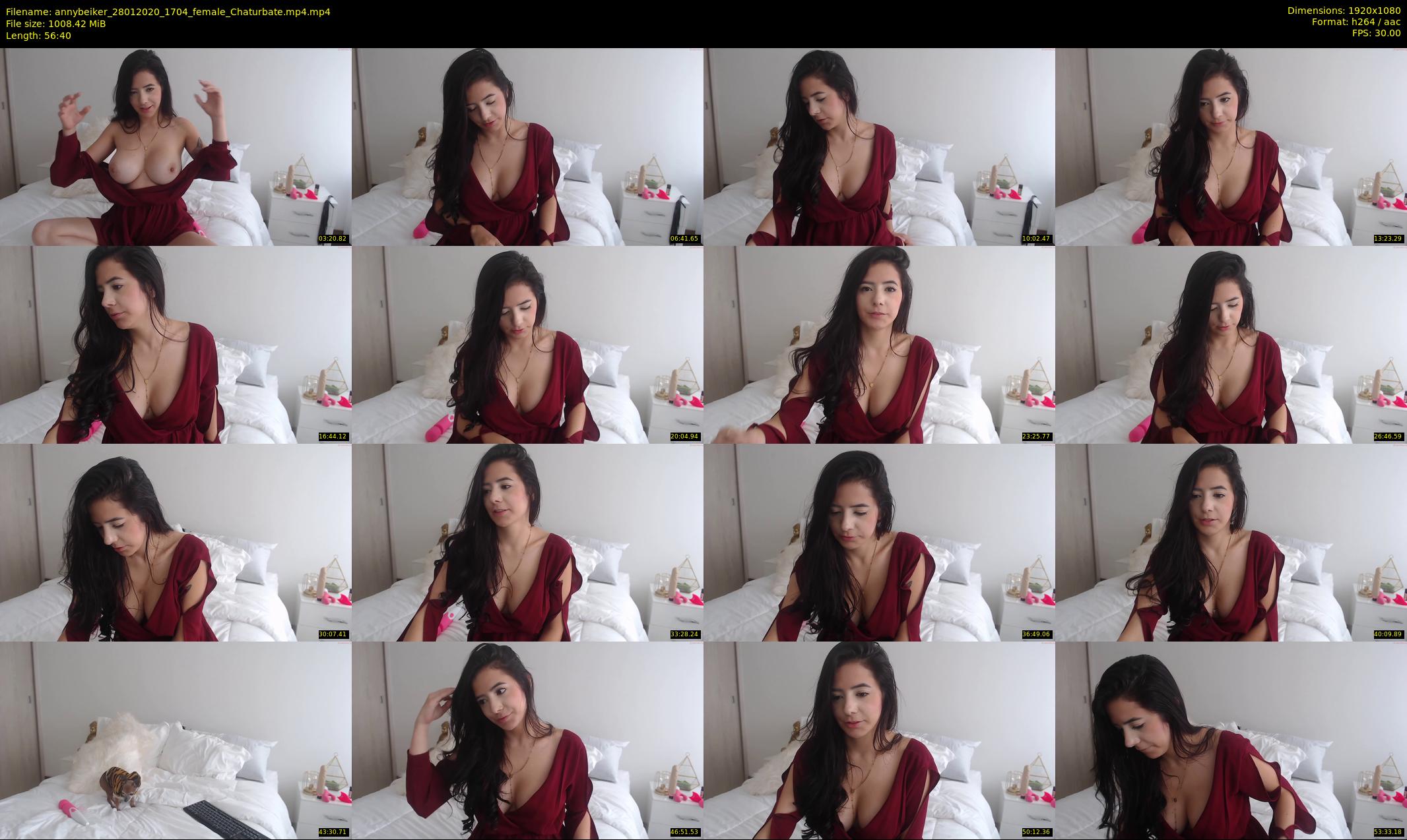 annybeiker — 57 minute Chaturbate female cam show recording, 1080p, Jan 28, 2020