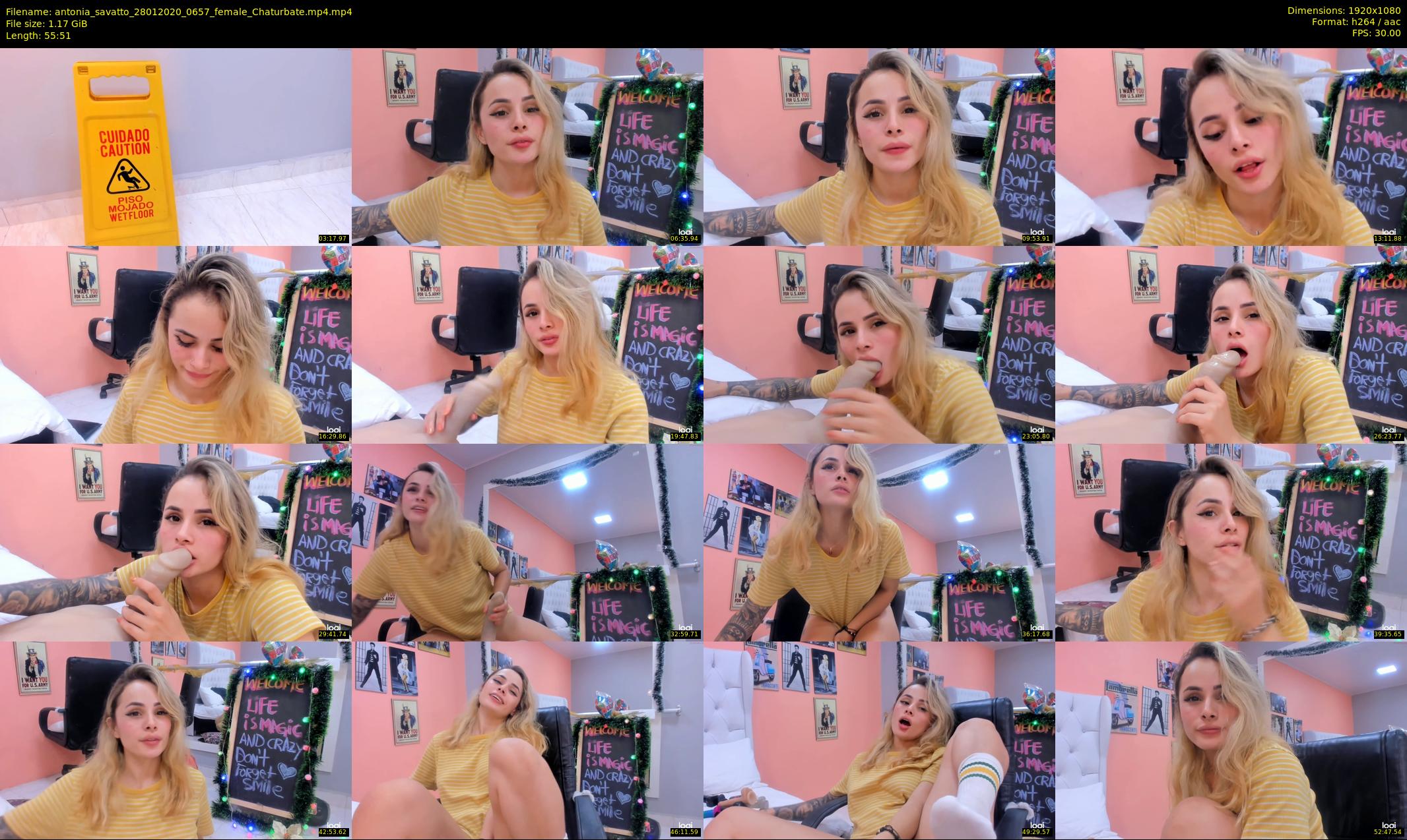 antonia_savatto — 56 minute Chaturbate female cam show recording, 1080p, Jan 28, 2020