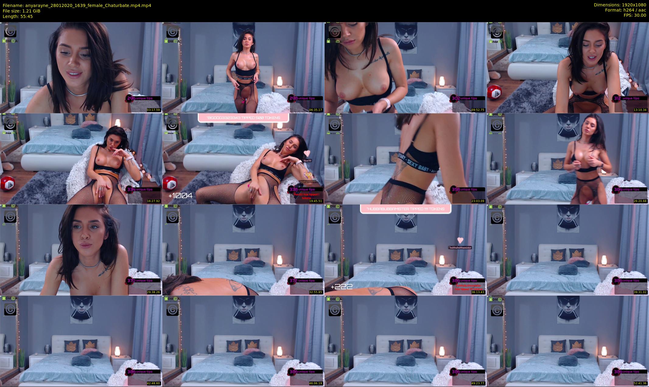 anyarayne — 56 minute Chaturbate female cam show recording, 1080p, Jan 28, 2020