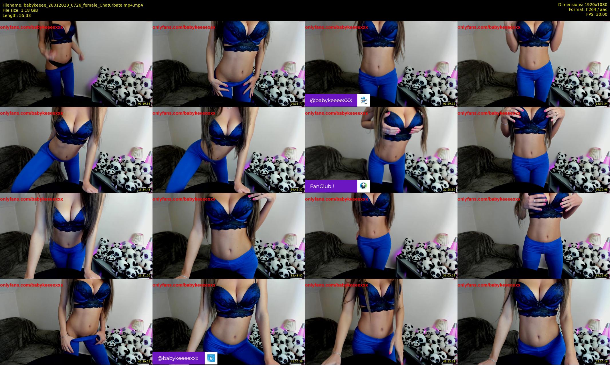 babykeeee — 56 minute Chaturbate female cam show recording, 1080p, Jan 28, 2020