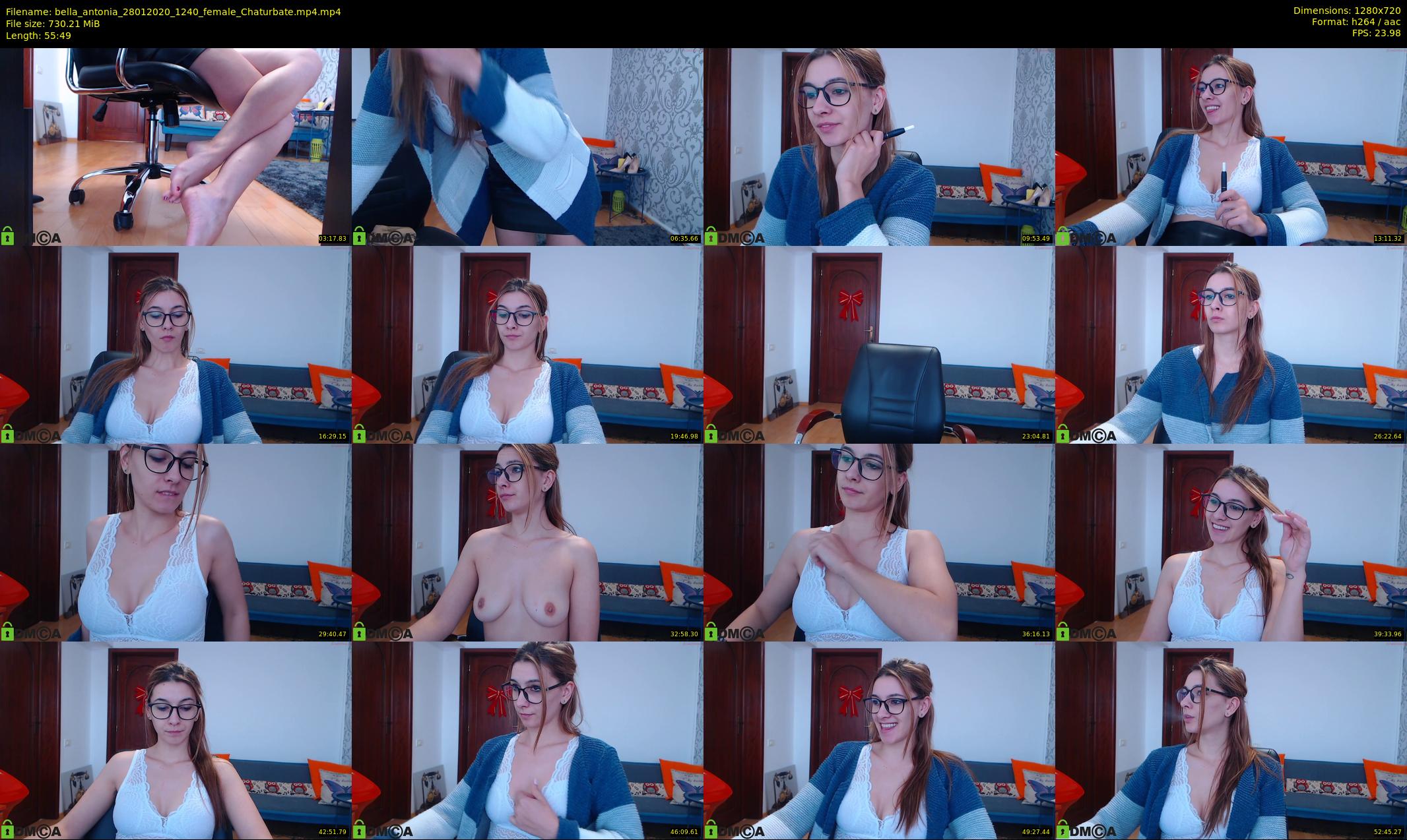 bella_antonia — 56 minute Chaturbate female cam show recording, 720p, Jan 28, 2020