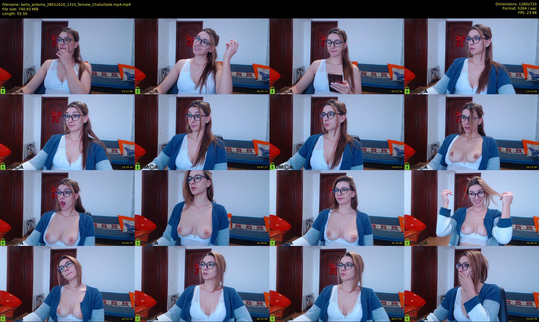 bella_antonia — 56 minute Chaturbate female cam show recording, 720p, Jan 28, 2020