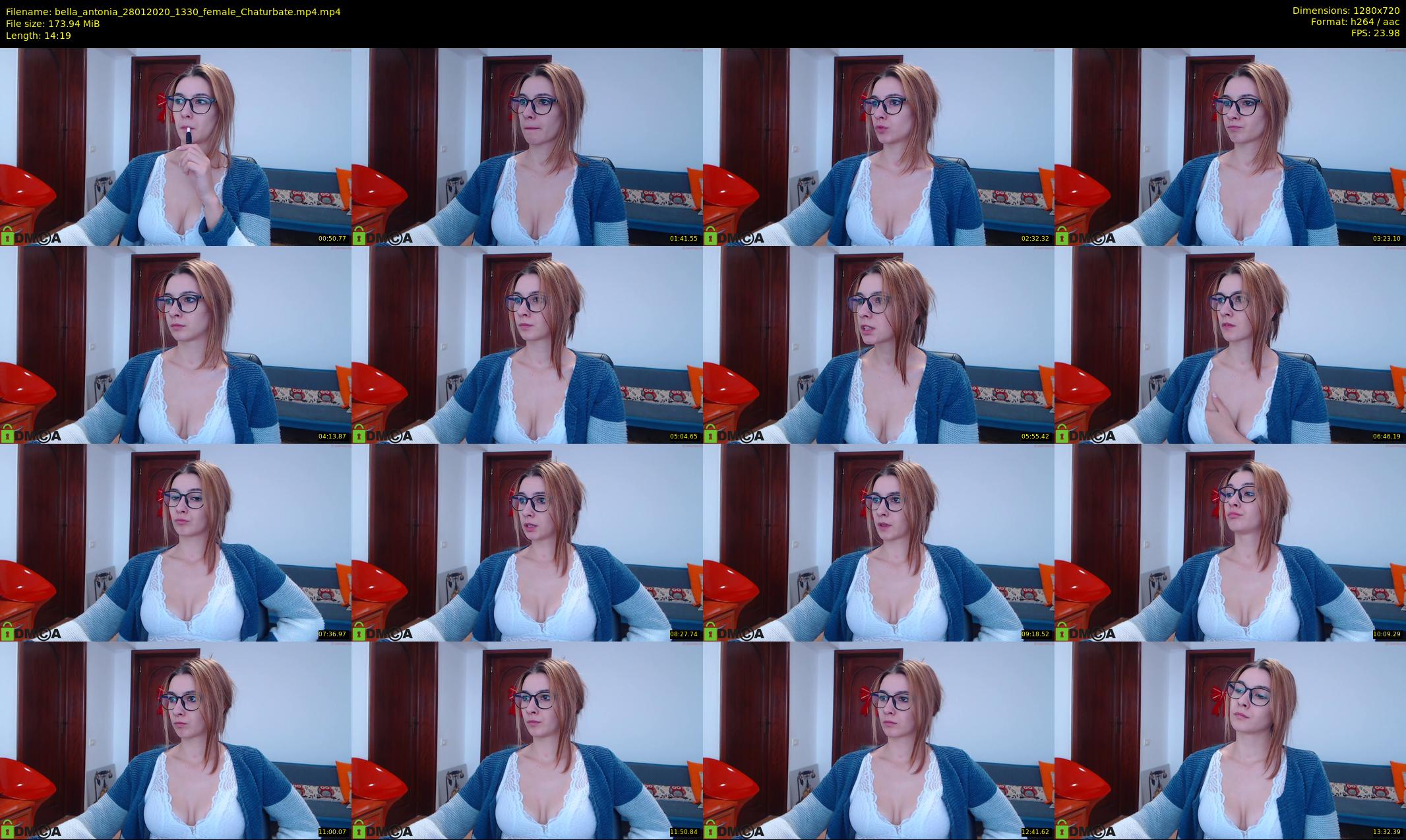 bella_antonia — 15 minute Chaturbate female cam show recording, 720p, Jan 28, 2020