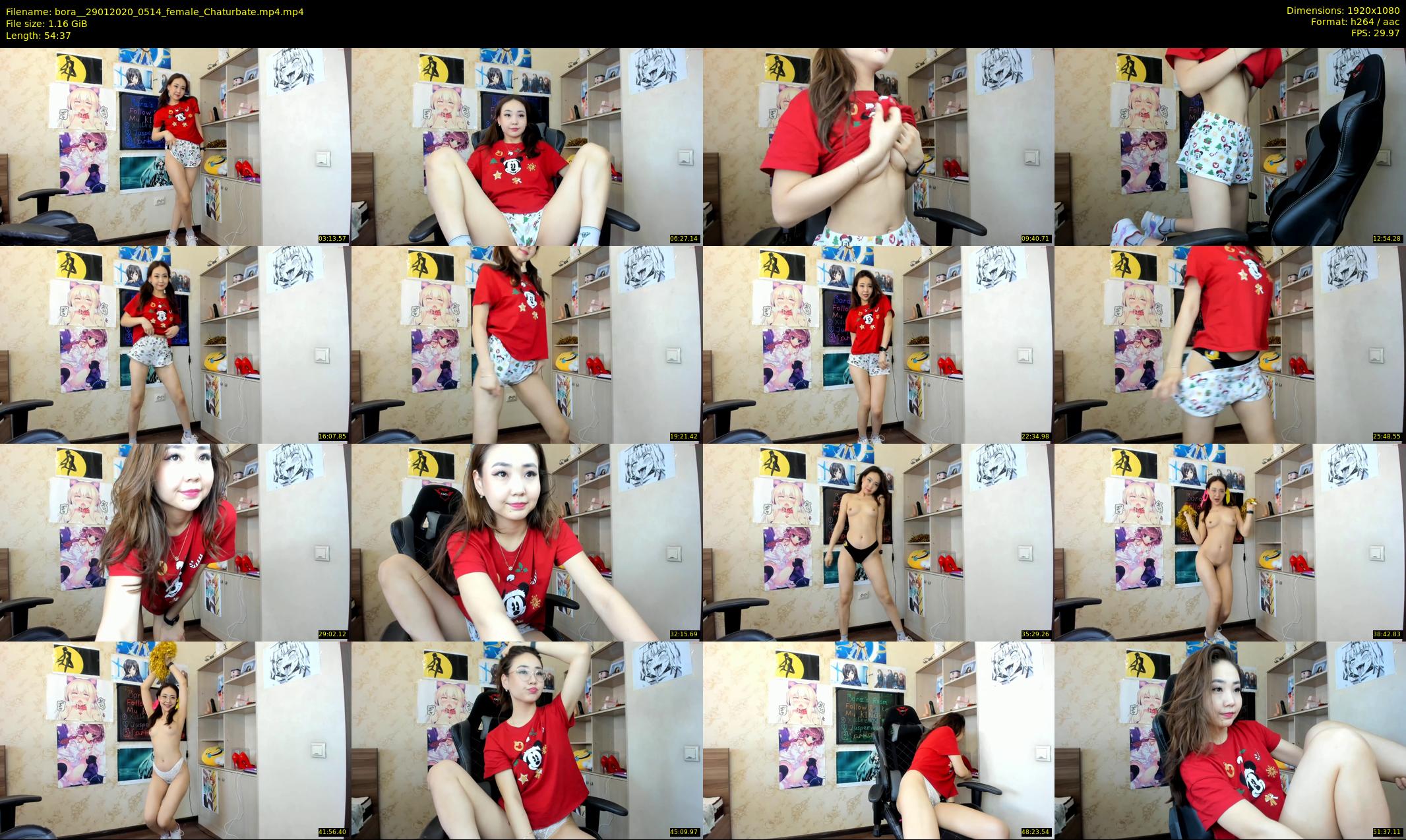 bora_ — 55 minute Chaturbate female cam show recording, 1080p, Jan 29, 2020
