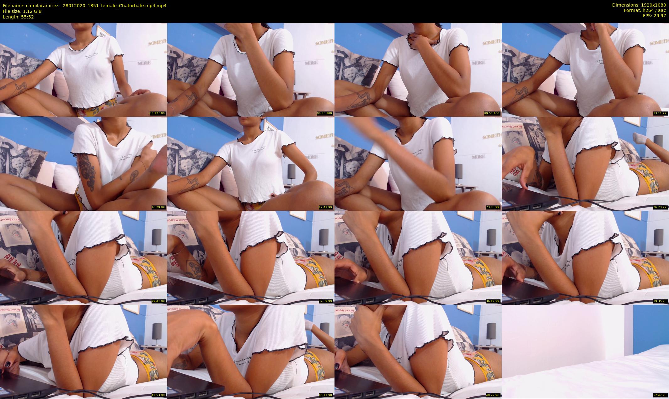 camilaramirez_ — 56 minute Chaturbate female cam show recording, 1080p, Jan 28, 2020