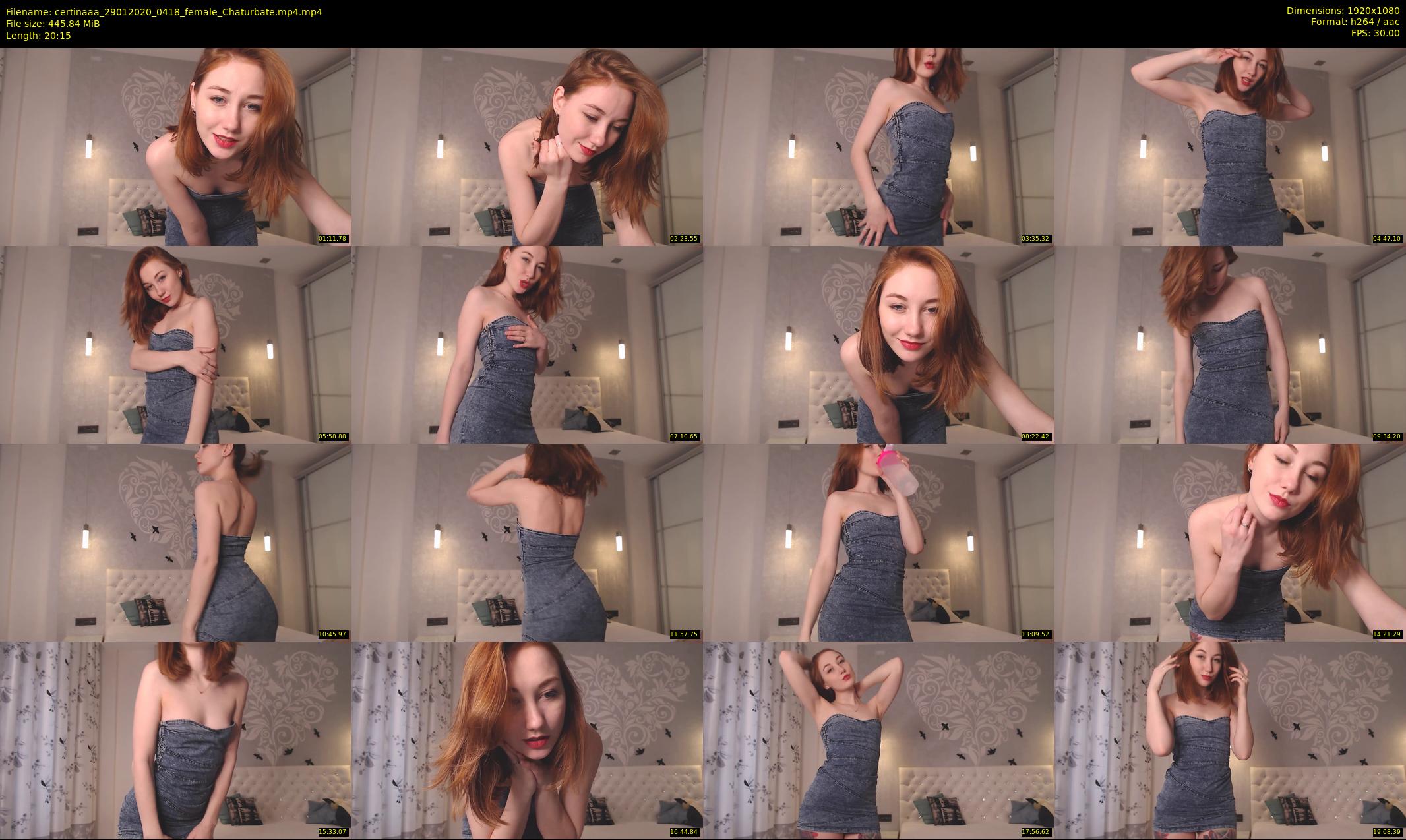 certinaaa — 21 minute Chaturbate female cam show recording, 1080p, Jan 29, 2020