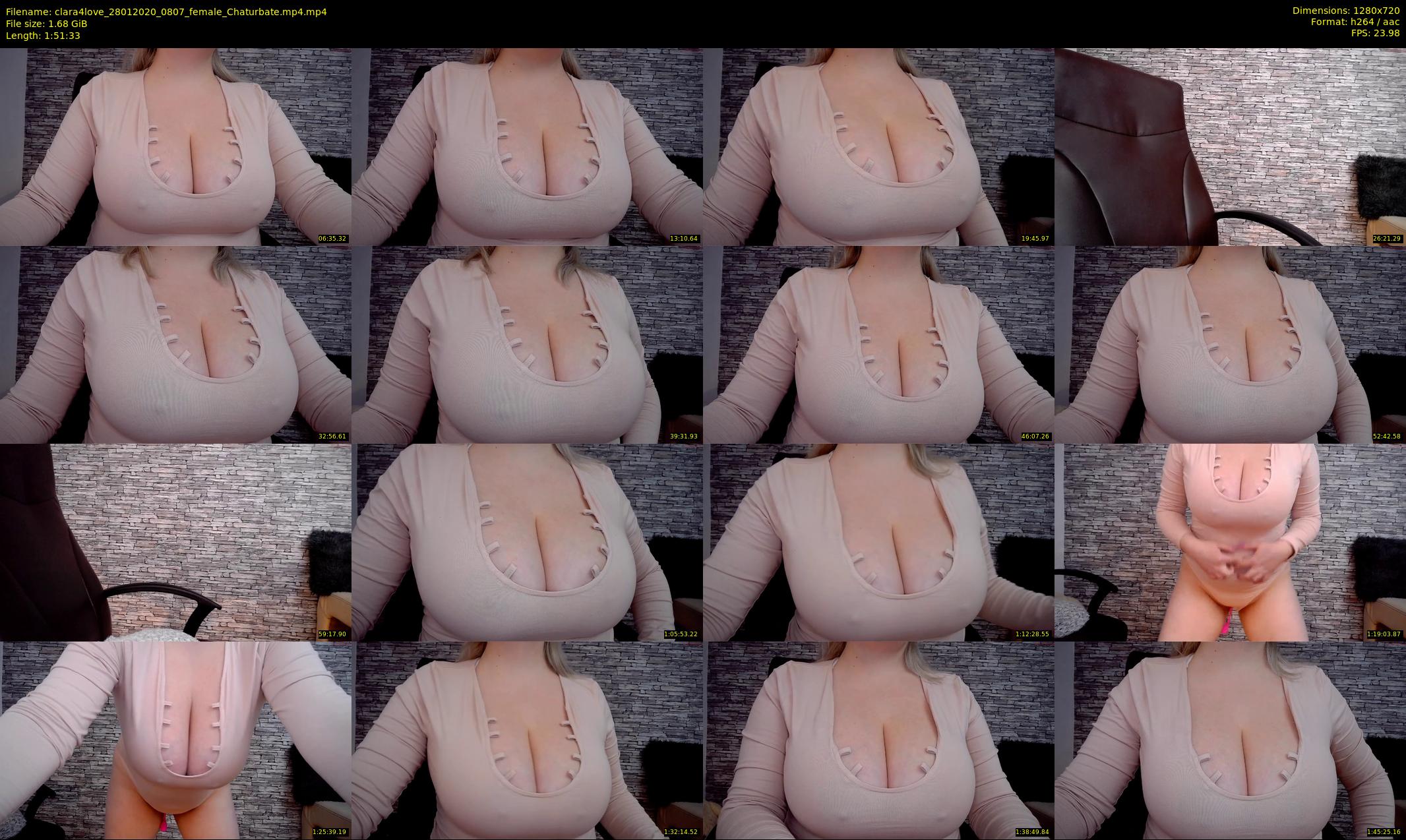 clara4love — 112 minute Chaturbate female cam show recording, 720p, Jan 28, 2020