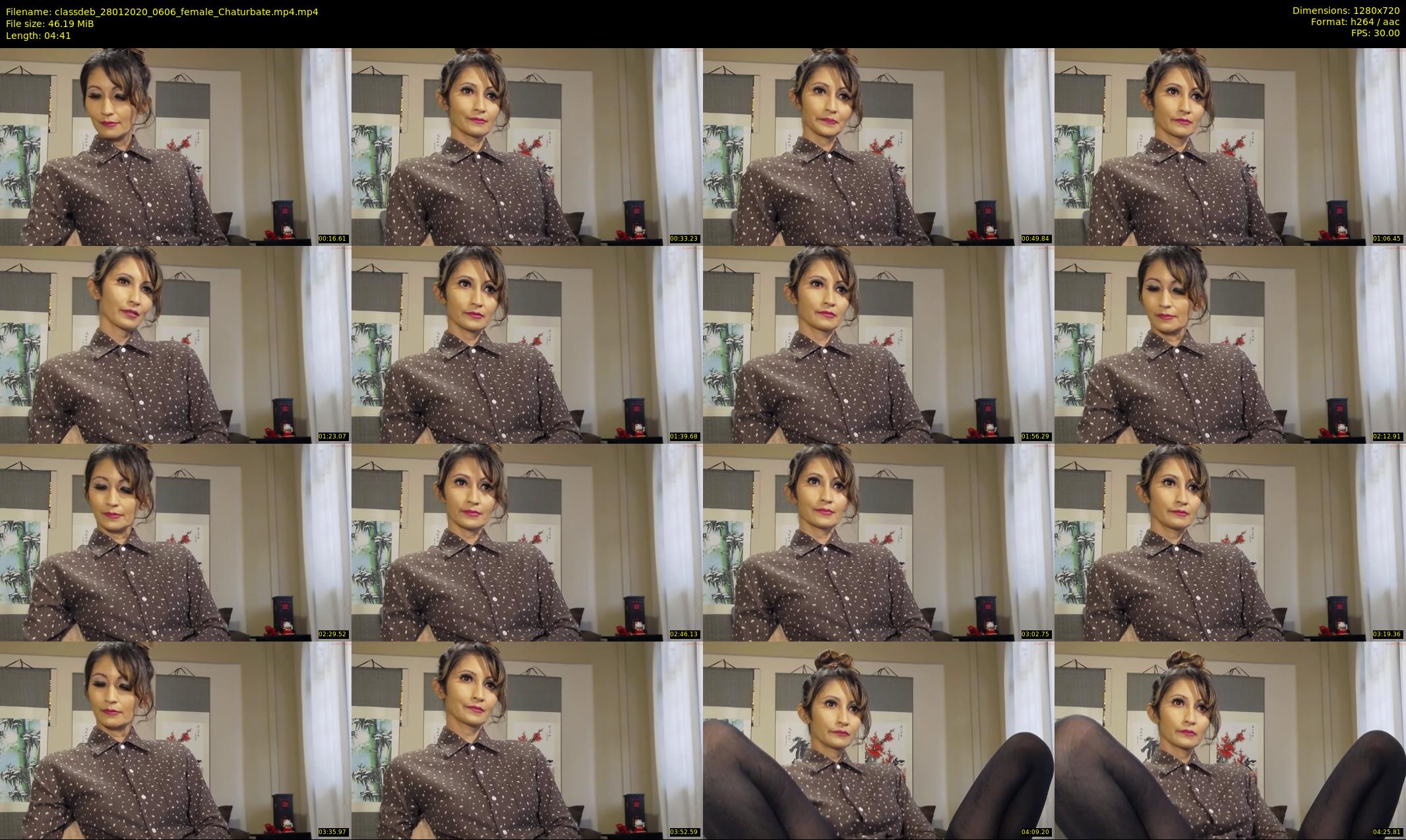 classdeb — 5 minute Chaturbate female cam show recording, 720p, Jan 28, 2020