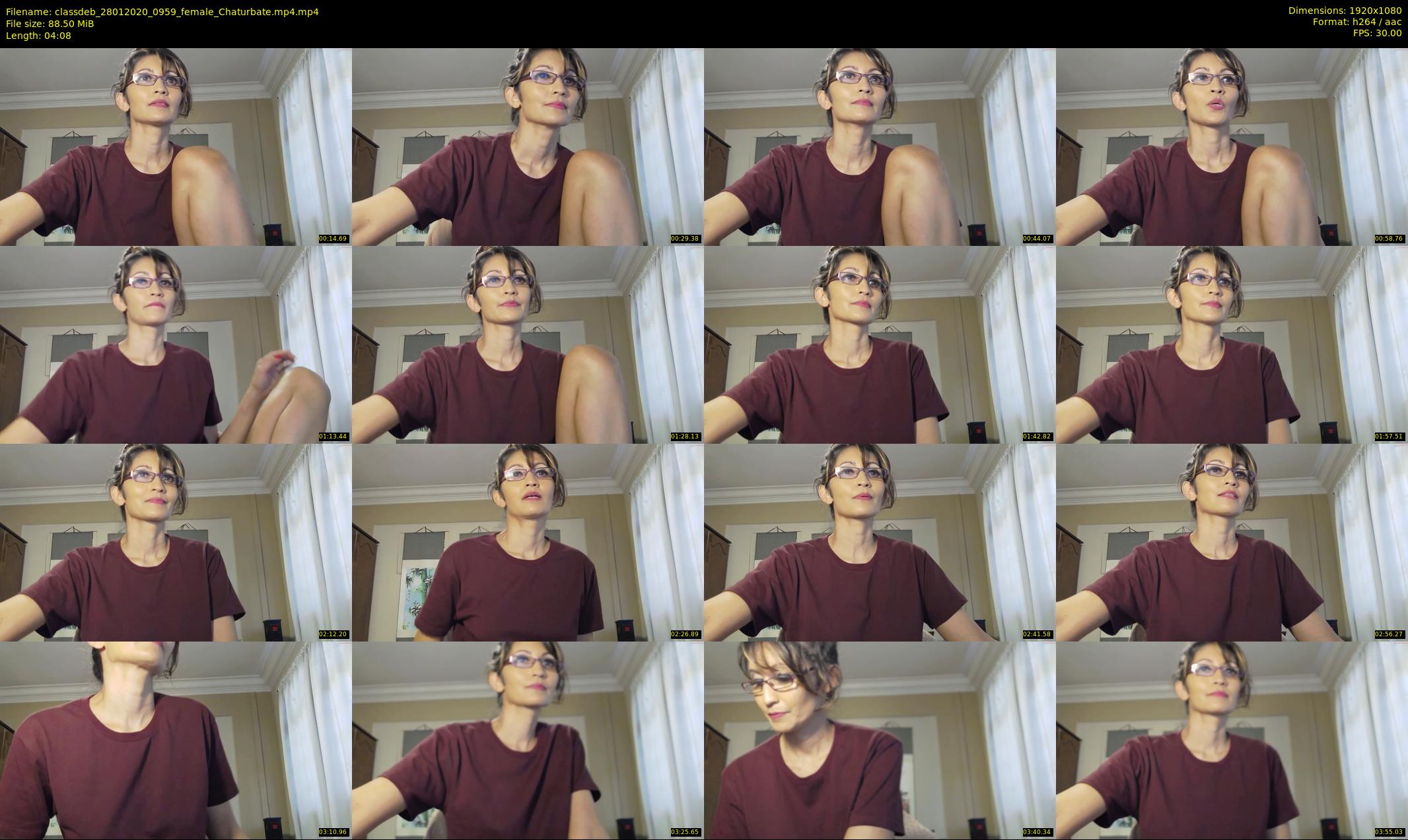 classdeb — 5 minute Chaturbate female cam show recording, 1080p, Jan 28, 2020