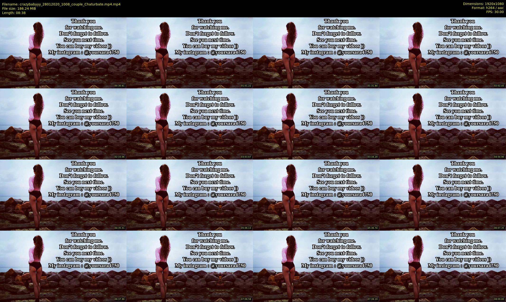 crazybabyyy — 9 minute Chaturbate couple cam show recording, 1080p, Jan 28, 2020