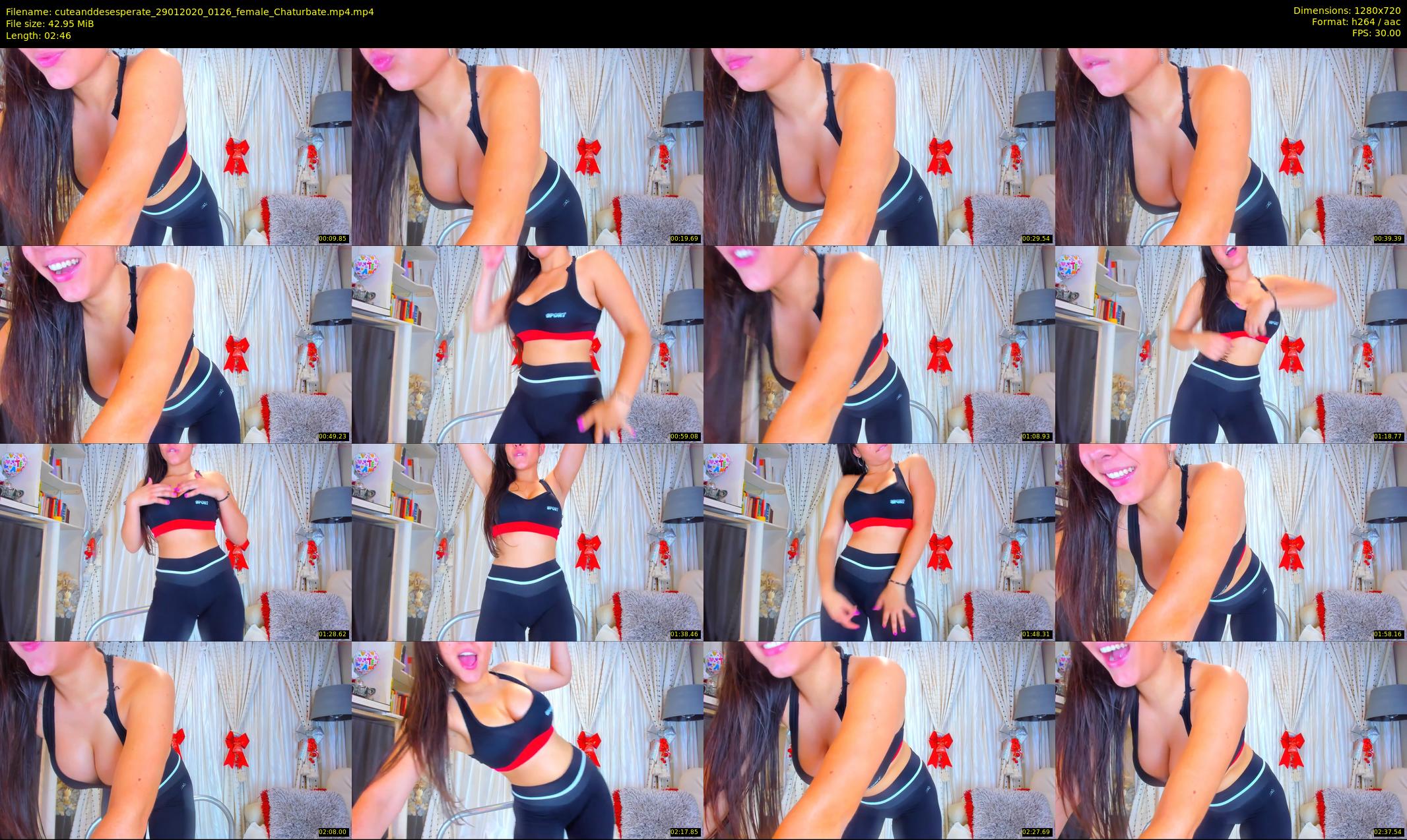 cuteanddesesperate — 3 minute Chaturbate female cam show recording, 720p, Jan 29, 2020