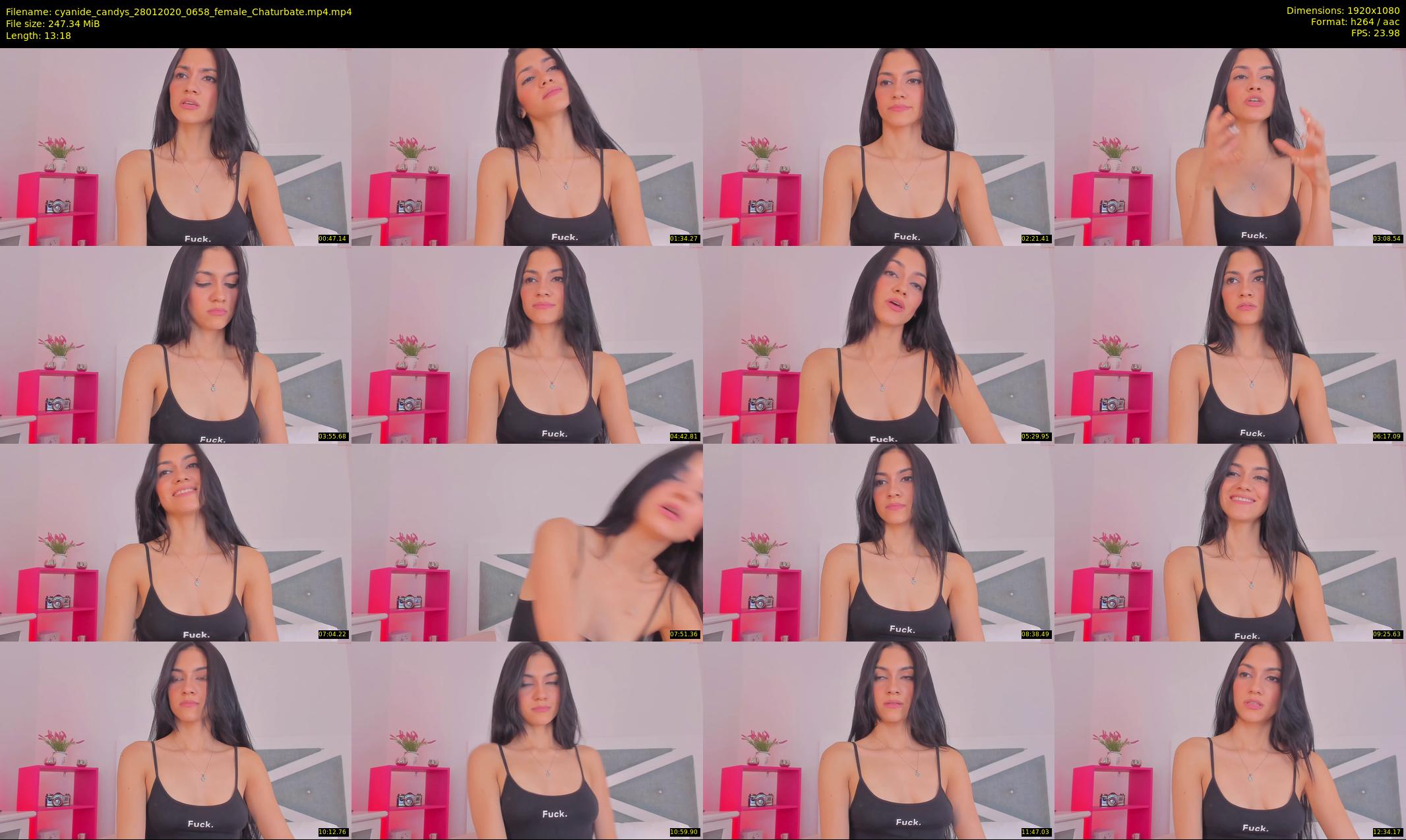 cyanide_candys — 14 minute Chaturbate female cam show recording, 1080p, Jan 28, 2020