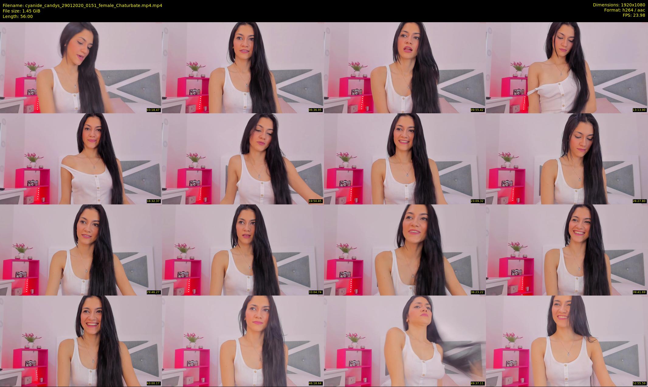 cyanide_candys — 56 minute Chaturbate female cam show recording, 1080p, Jan 29, 2020