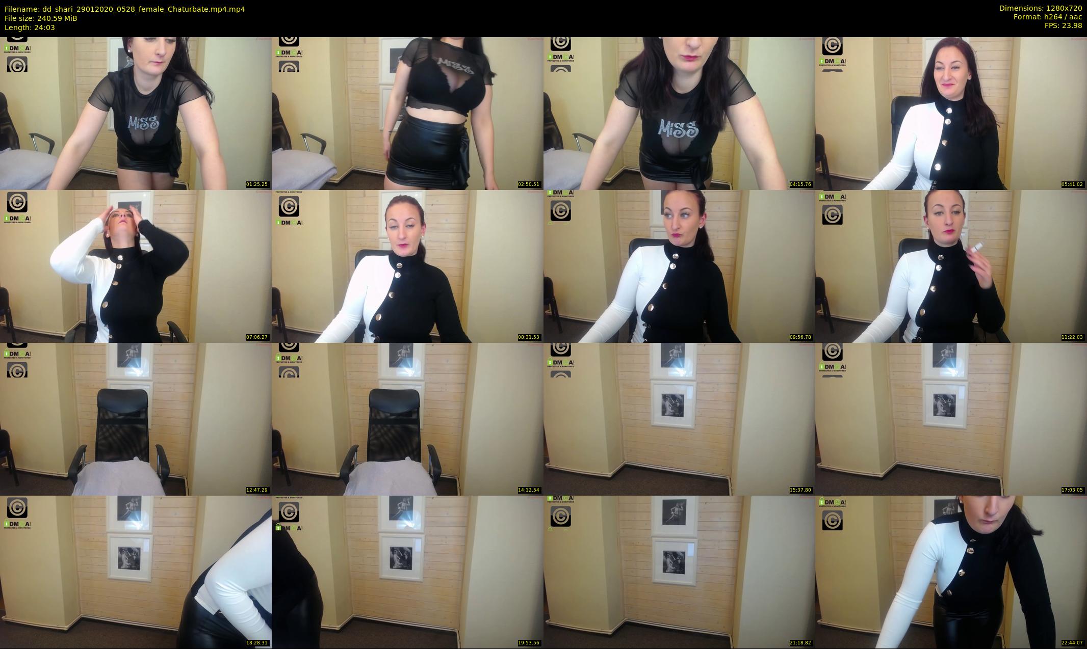 dd_shari — 25 minute Chaturbate female cam show recording, 720p, Jan 29, 2020