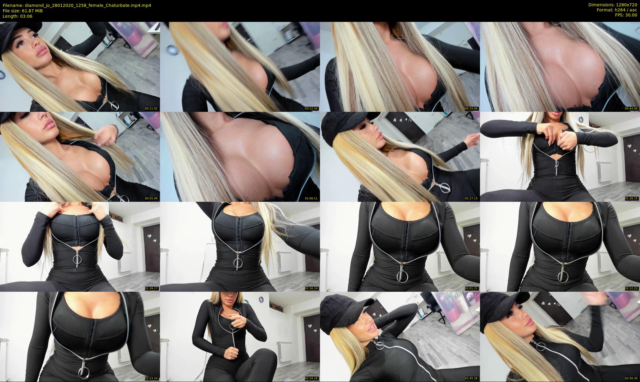 diamond_jo — 4 minute Chaturbate female cam show recording, 720p, Jan 28, 2020