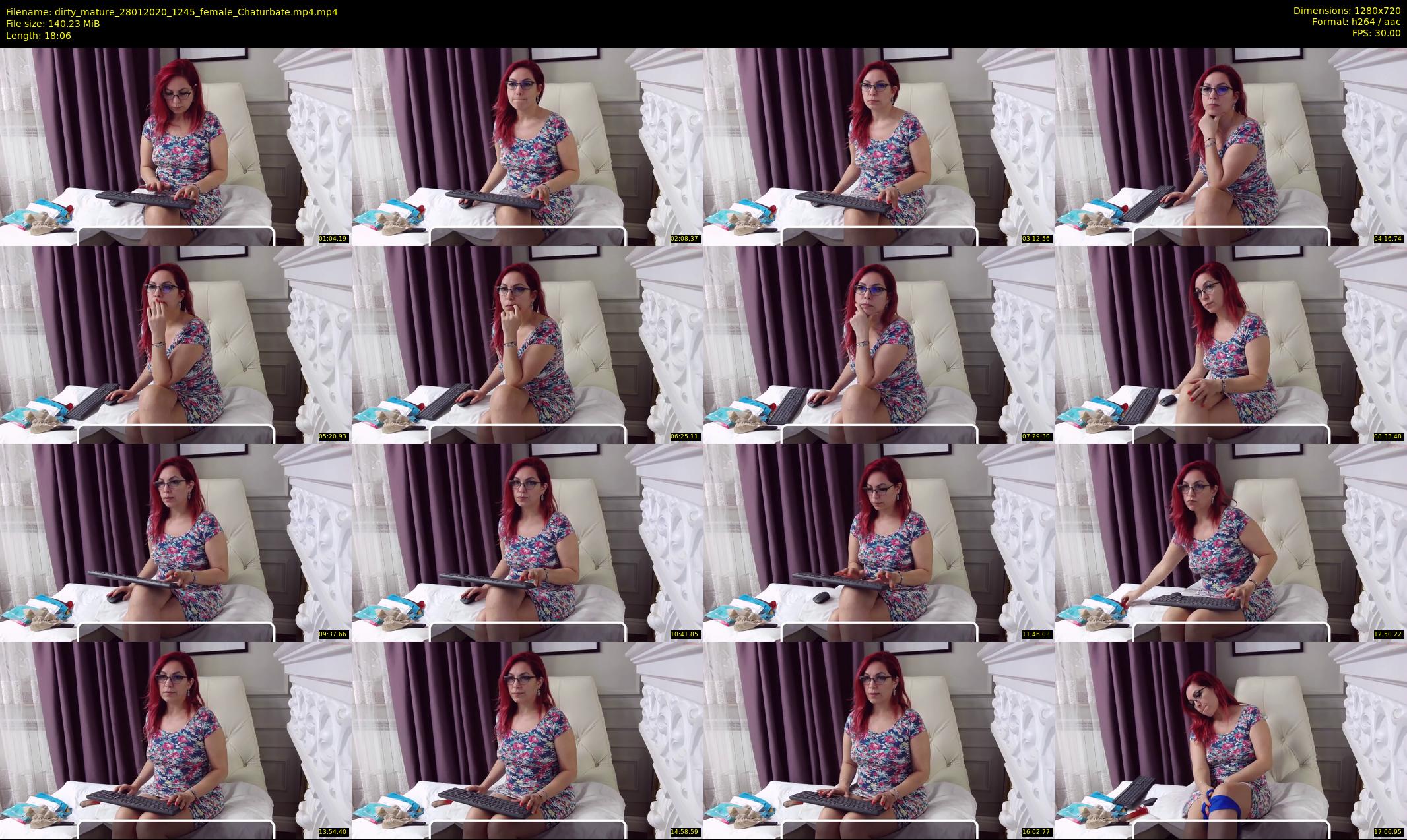 dirty_mature — 19 minute Chaturbate female cam show recording, 720p, Jan 28, 2020
