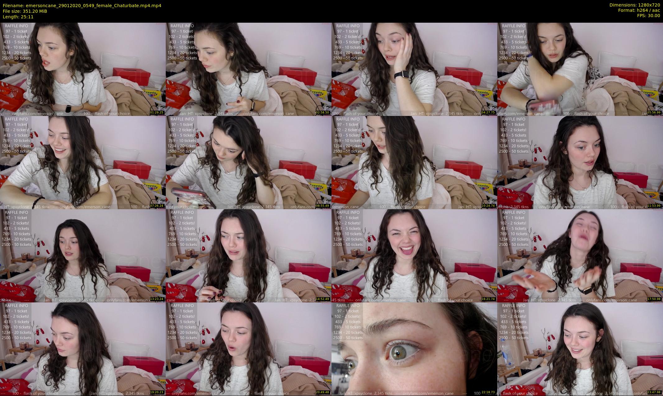 emersoncane — 26 minute Chaturbate female cam show recording, 720p, Jan 29, 2020