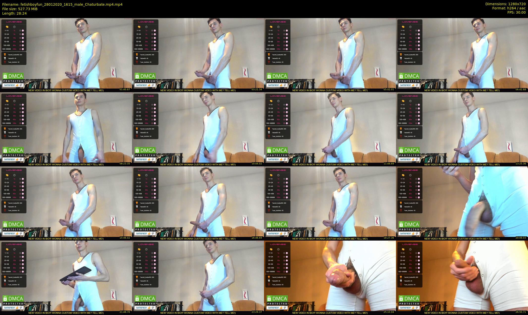 fetishboyfun — 29 minute Chaturbate male cam show recording, 720p, Jan 28, 2020