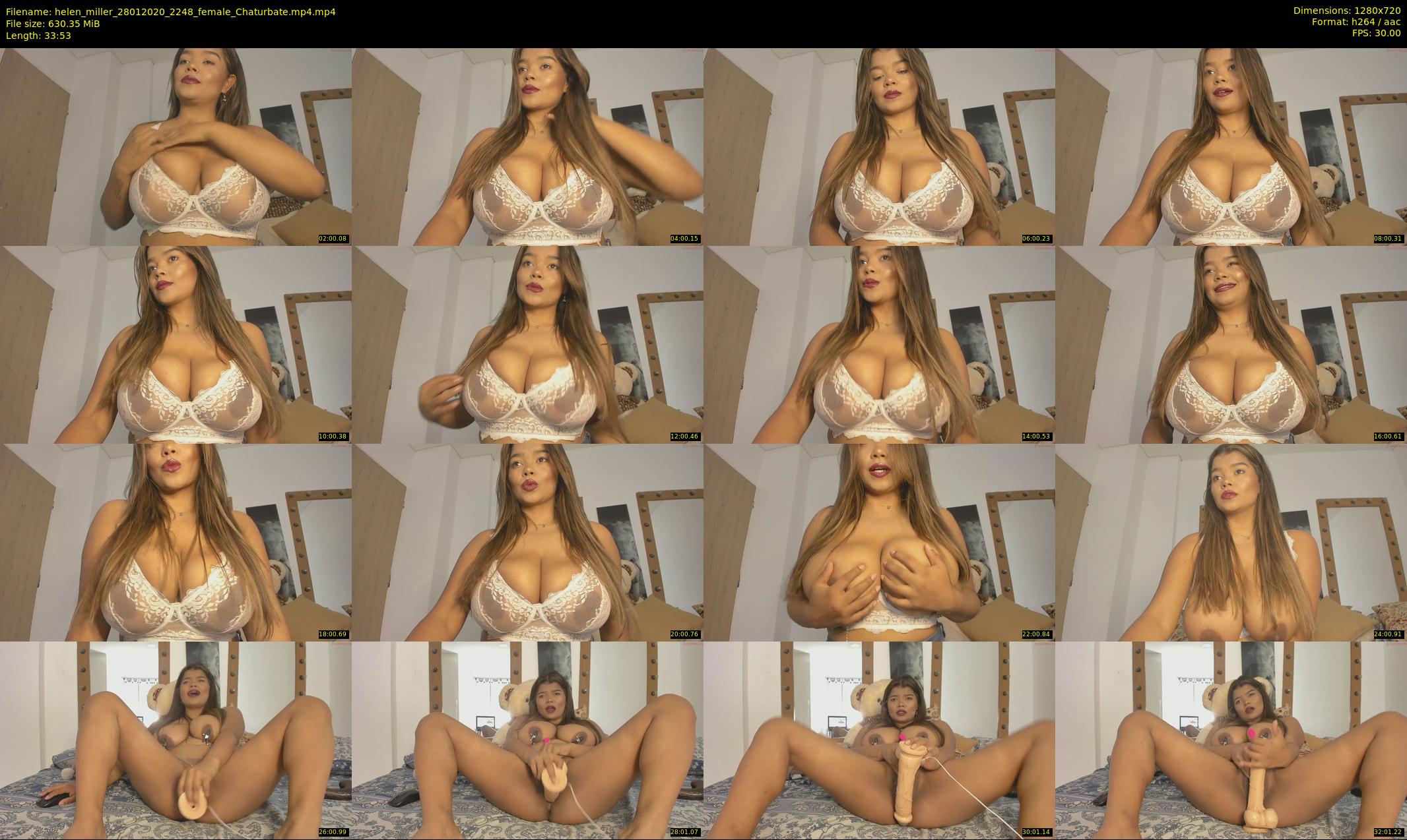 helen_miller — 34 minute Chaturbate female cam show recording, 720p, Jan 28, 2020
