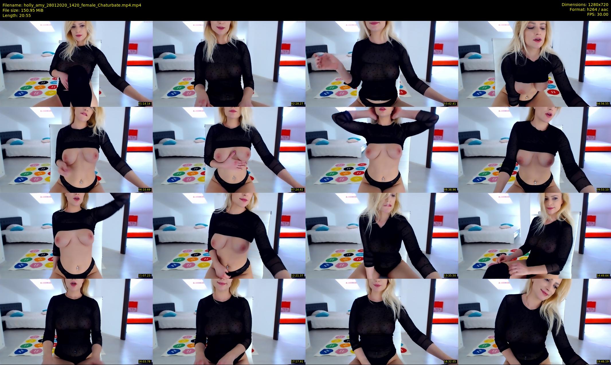 holly_amy — 21 minute Chaturbate couple cam show recording, 720p, Jan 28, 2020