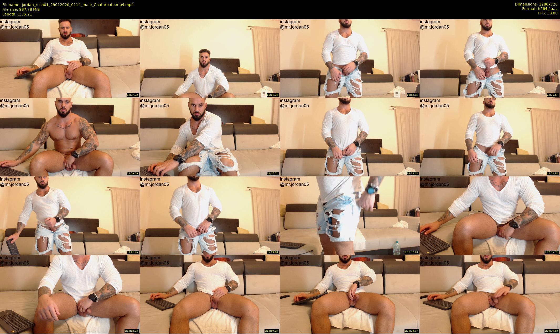 jordan_rush01 — 96 minute Chaturbate male cam show recording, 720p, Jan 29, 2020