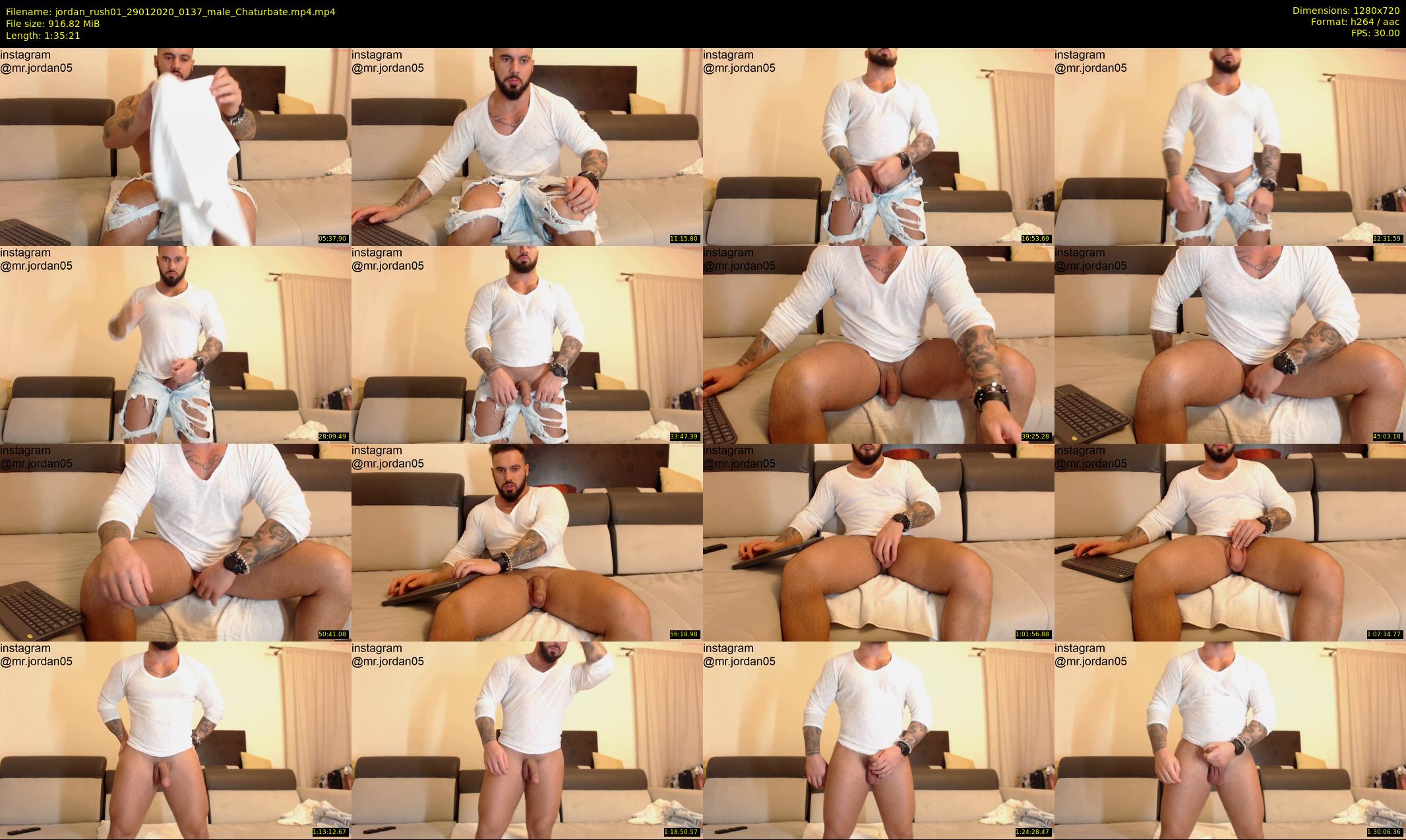 jordan_rush01 — 96 minute Chaturbate male cam show recording, 720p, Jan 29, 2020
