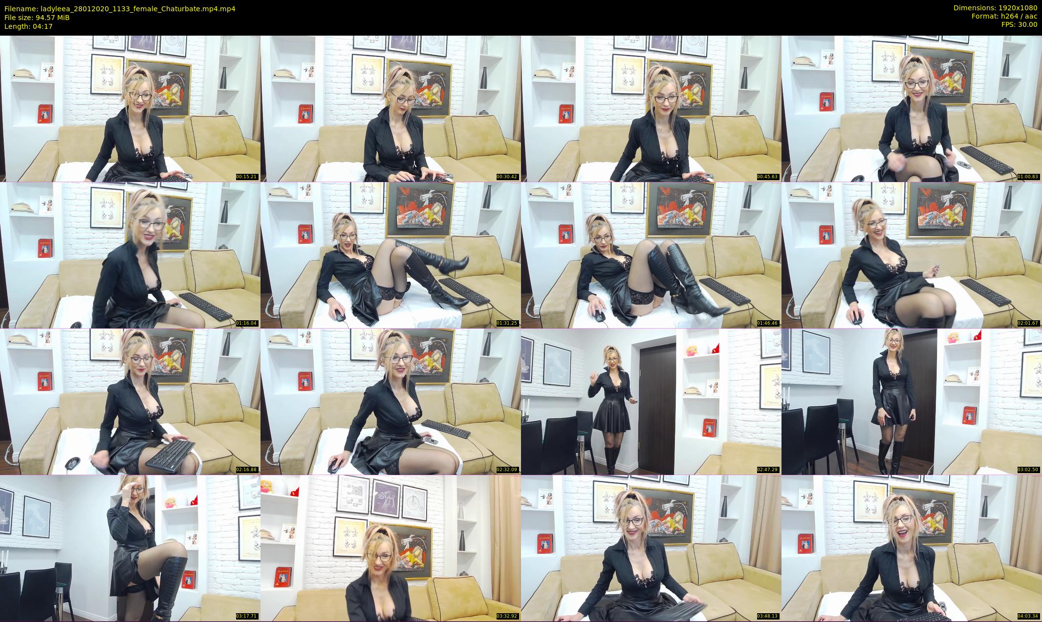 ladyleea — 5 minute Chaturbate female cam show recording, 1080p, Jan 28, 2020