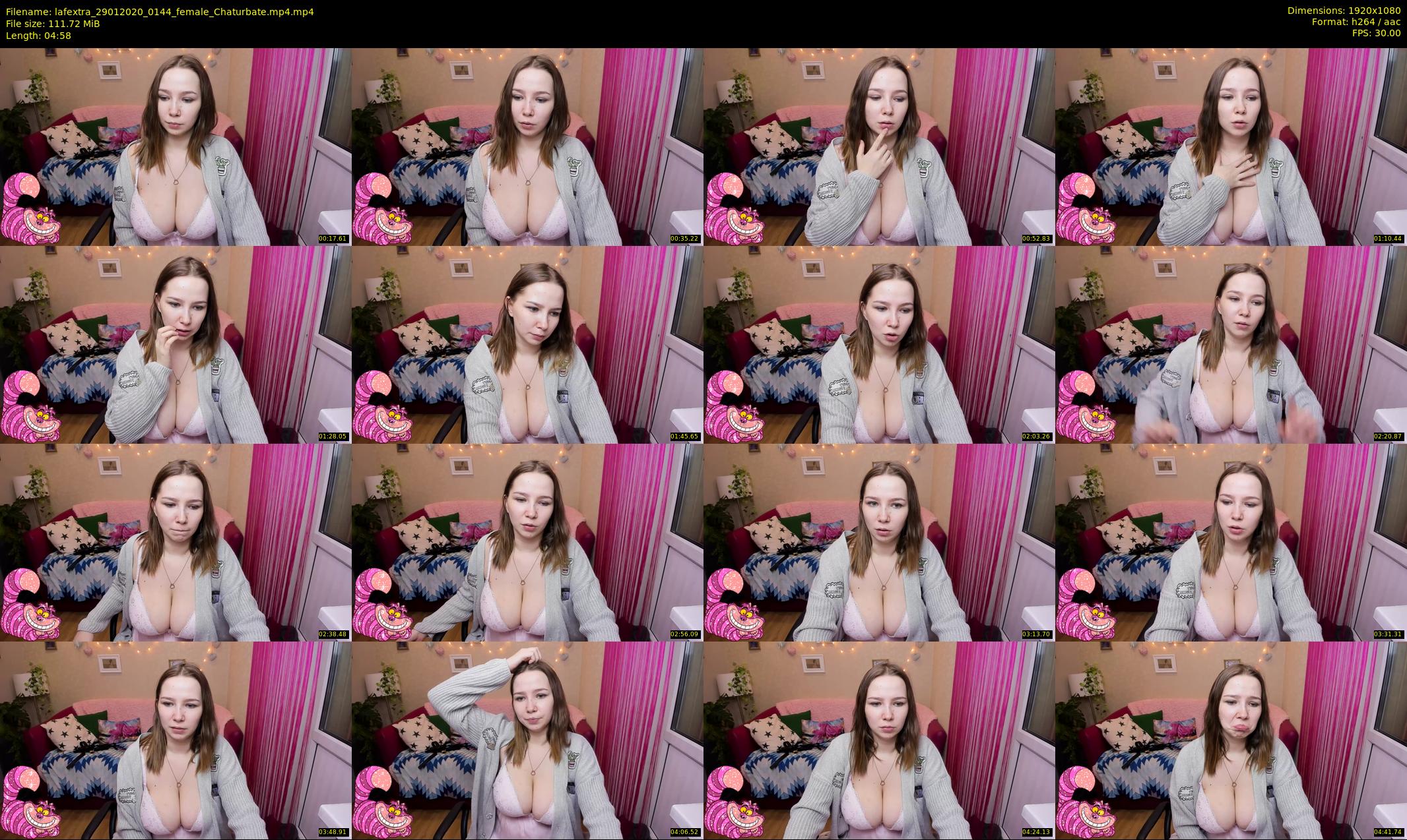 lafextra — 5 minute Chaturbate female cam show recording, 1080p, Jan 29, 2020