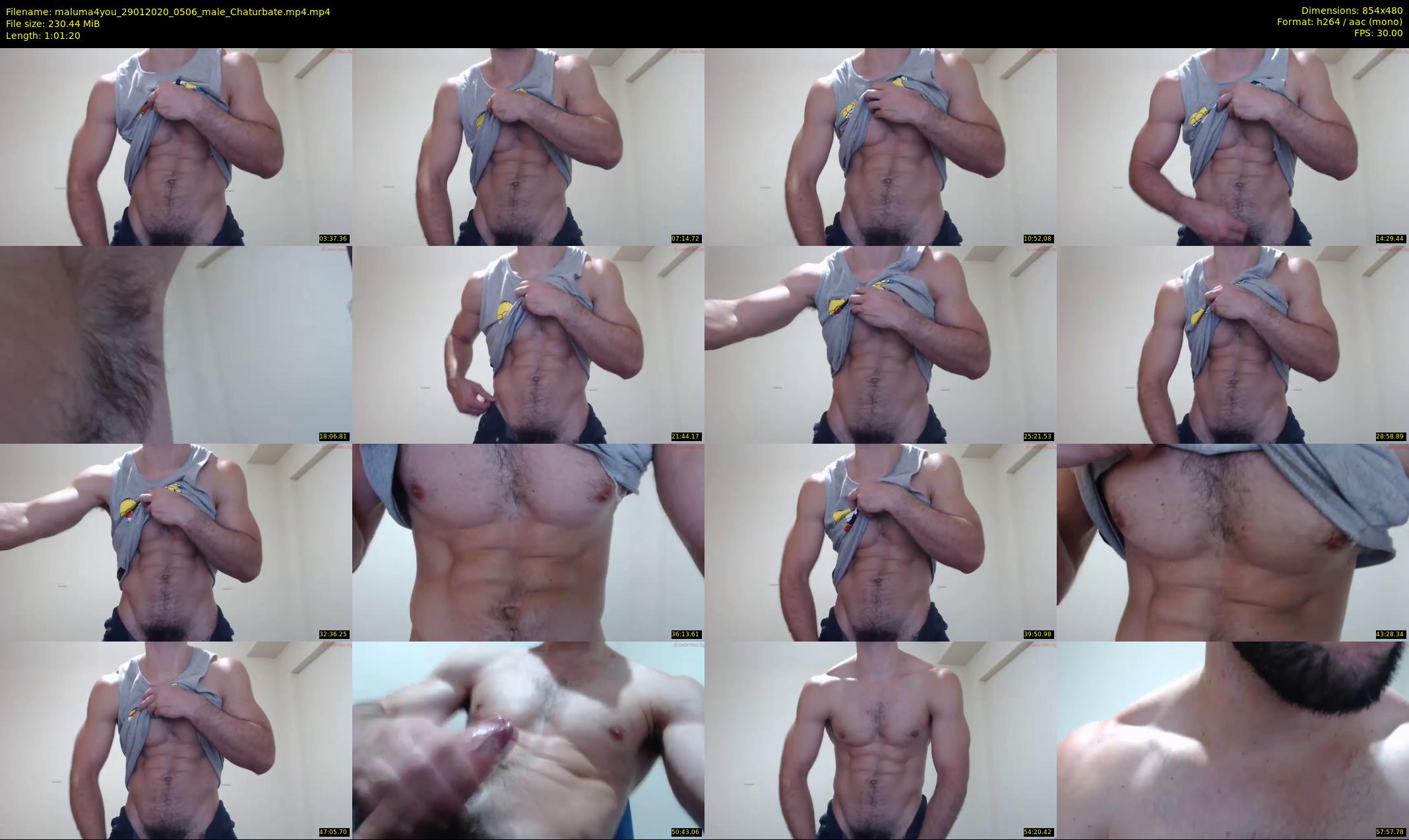 maluma4you — 62 minute Chaturbate male cam show recording, 480p, Jan 29, 2020