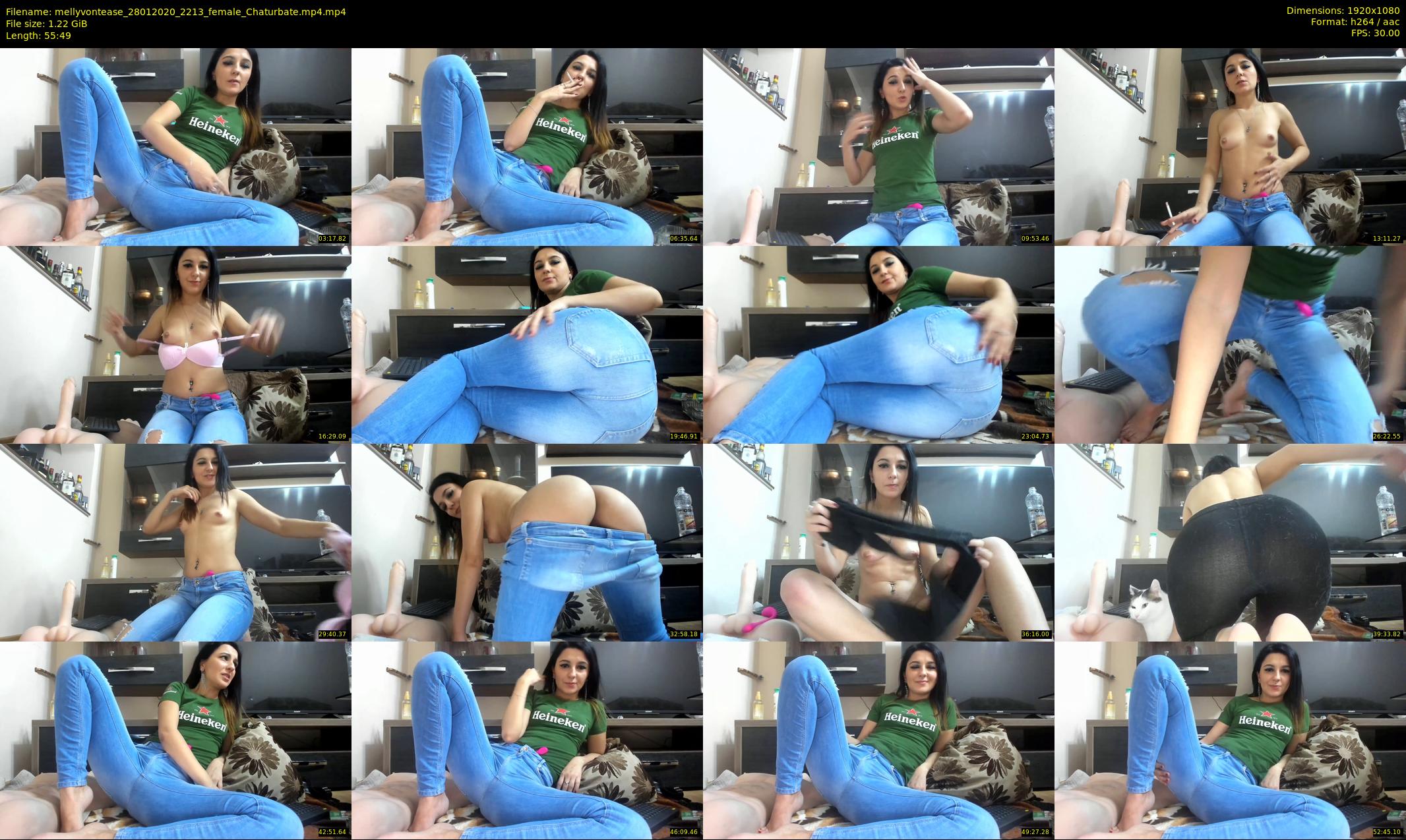mellyvontease — 56 minute Chaturbate female cam show recording, 1080p, Jan 28, 2020