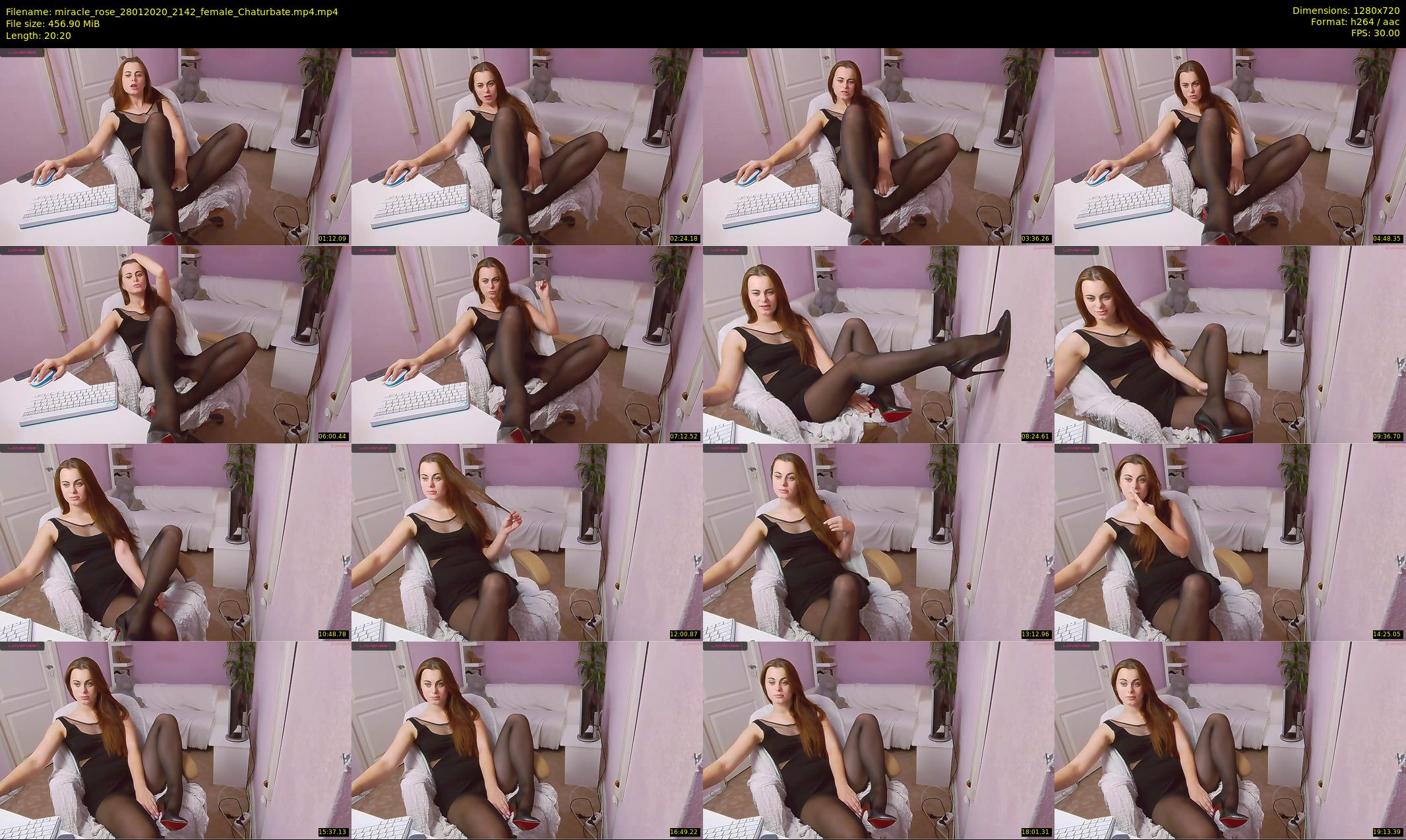 miracle_rose — 21 minute Chaturbate female cam show recording, 720p, Jan 28, 2020