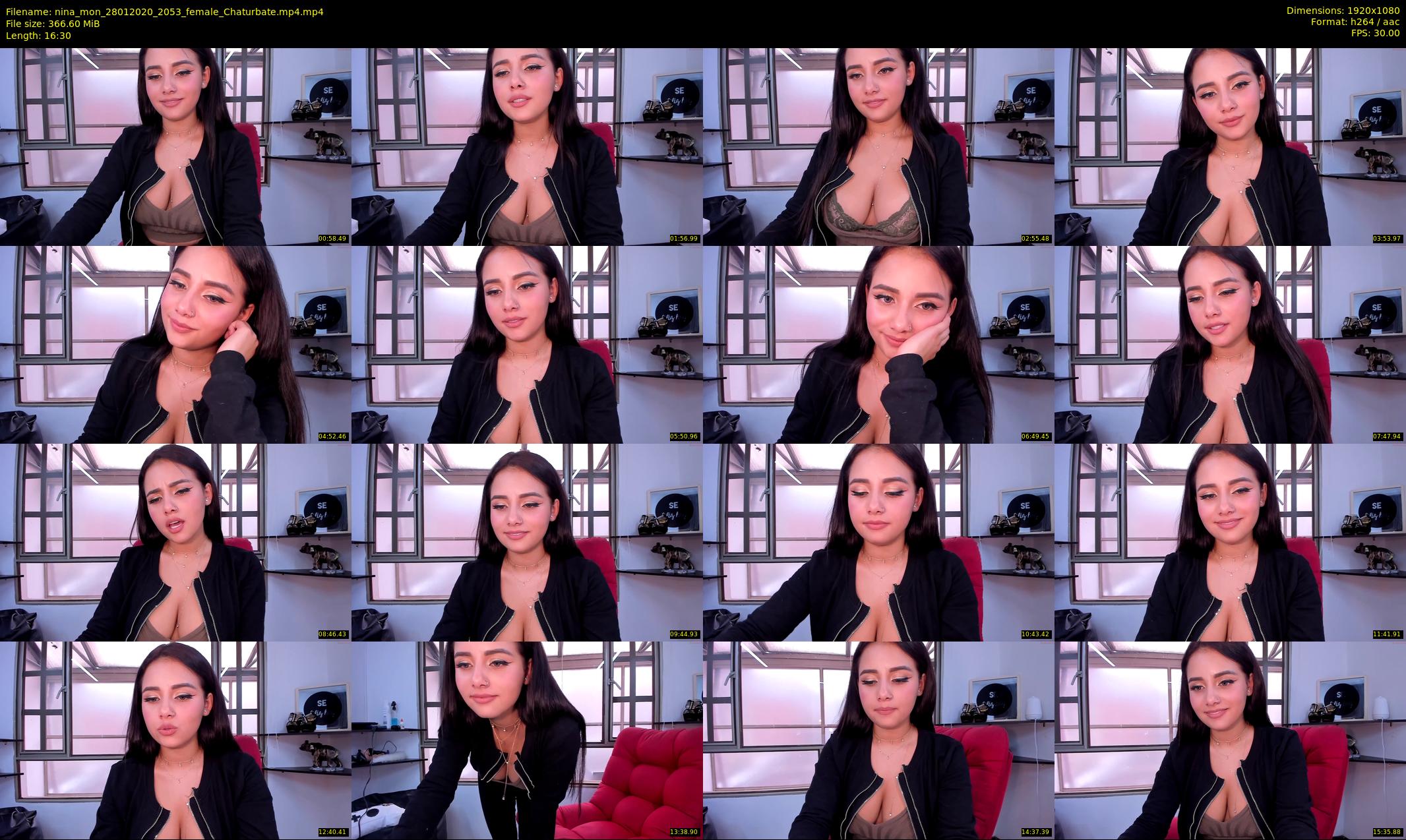nina_mon — 17 minute Chaturbate female cam show recording, 1080p, Jan 28, 2020