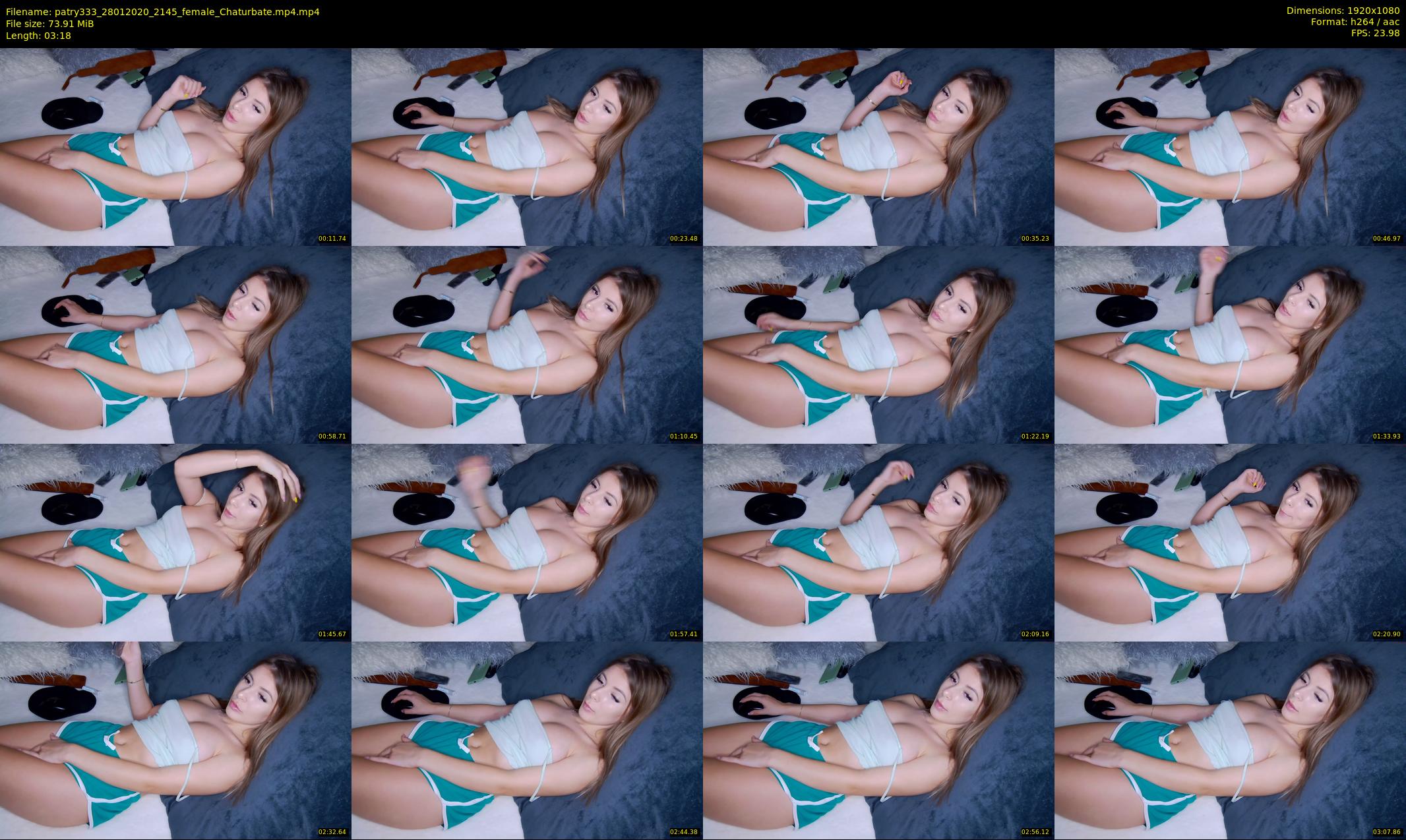 patry333 — 4 minute Chaturbate female cam show recording, 1080p, Jan 28, 2020