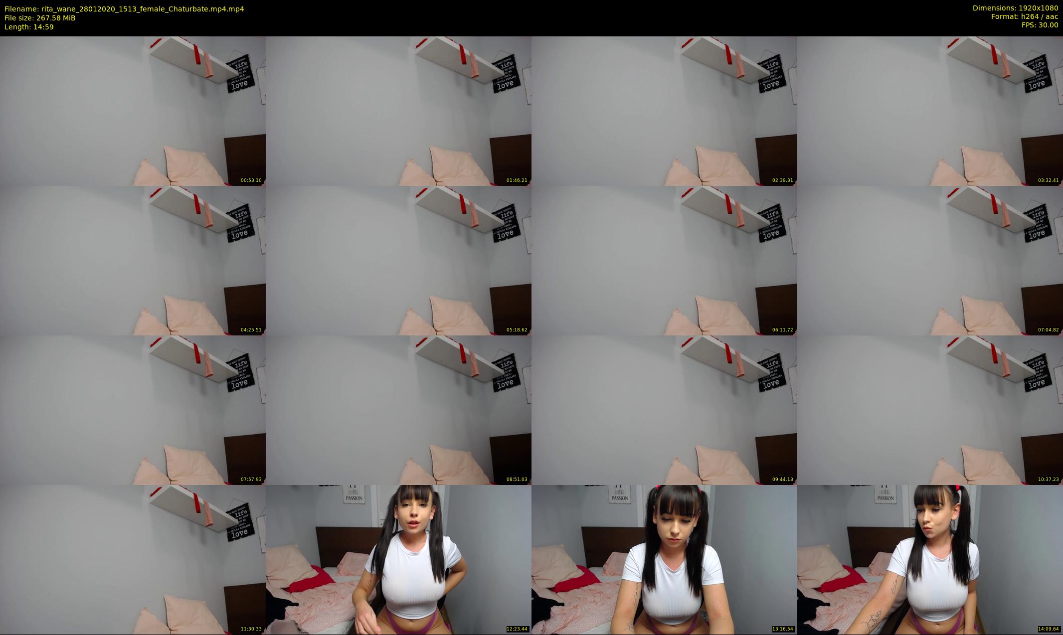 rita_wane — 15 minute Chaturbate female cam show recording, 1080p, Jan 28, 2020