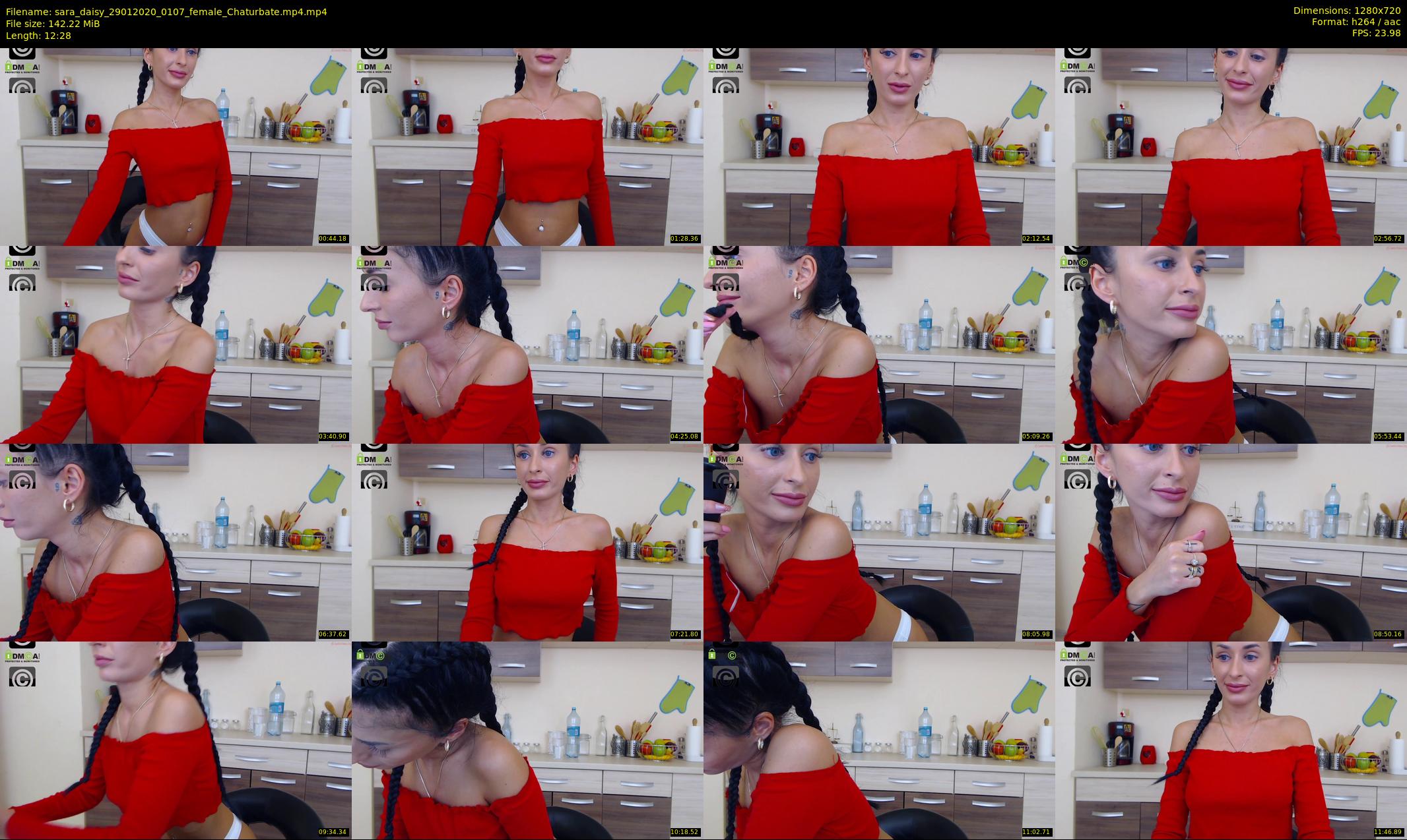sara_daisy — 13 minute Chaturbate female cam show recording, 720p, Jan 29, 2020