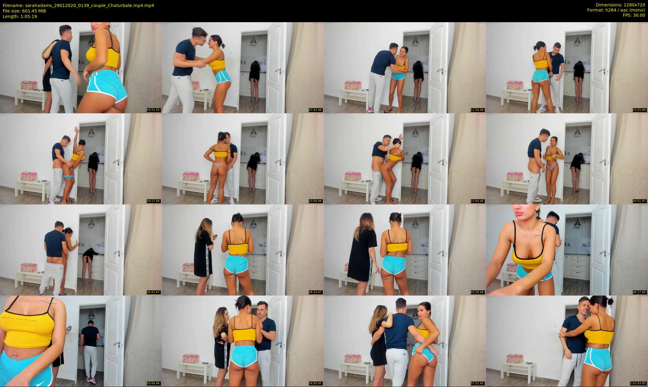 sarahadams — 66 minute Chaturbate female cam show recording, 720p, Jan 29, 2020