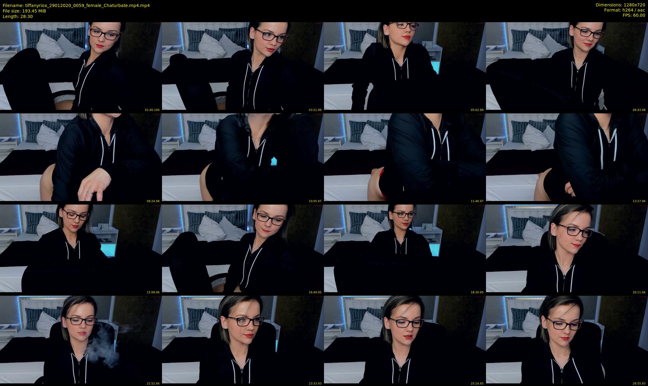 tiffanyriox — 29 minute Chaturbate female cam show recording, 720p, Jan 29, 2020