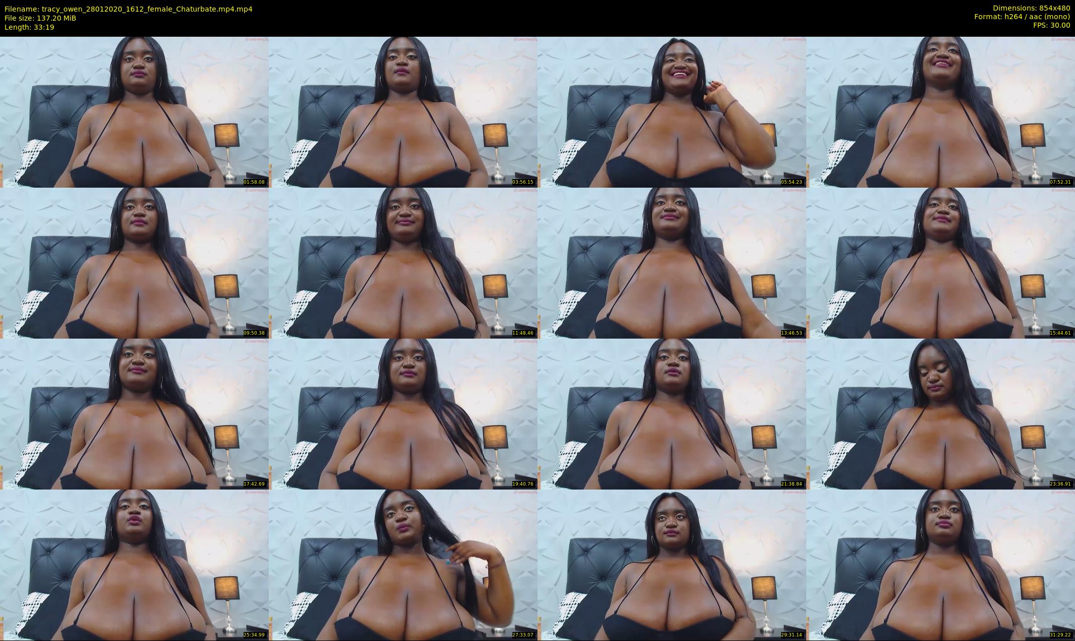 tracy_owen — 34 minute Chaturbate female cam show recording, 480p, Jan 28, 2020