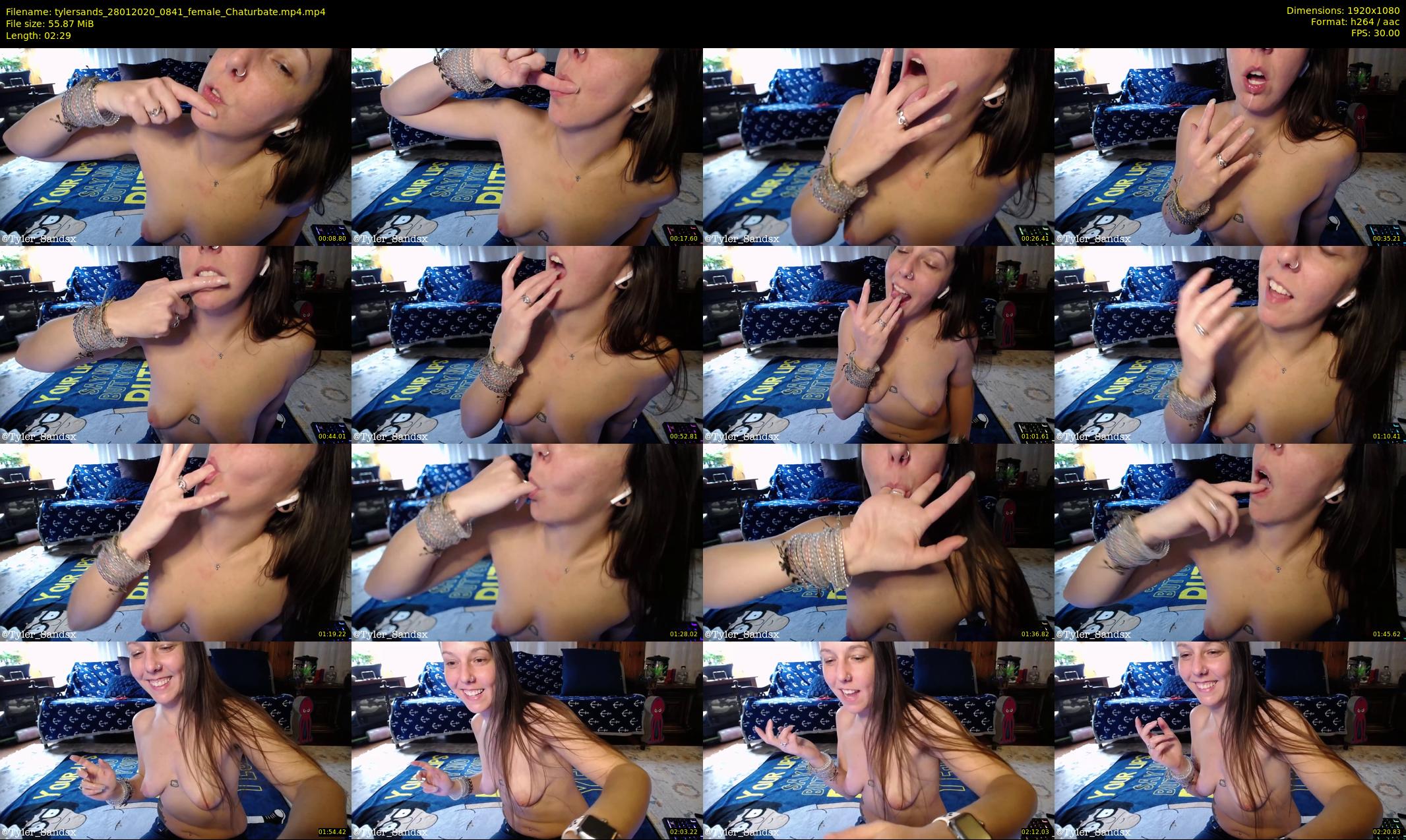 tylersands — 3 minute Chaturbate female cam show recording, 1080p, Jan 28, 2020
