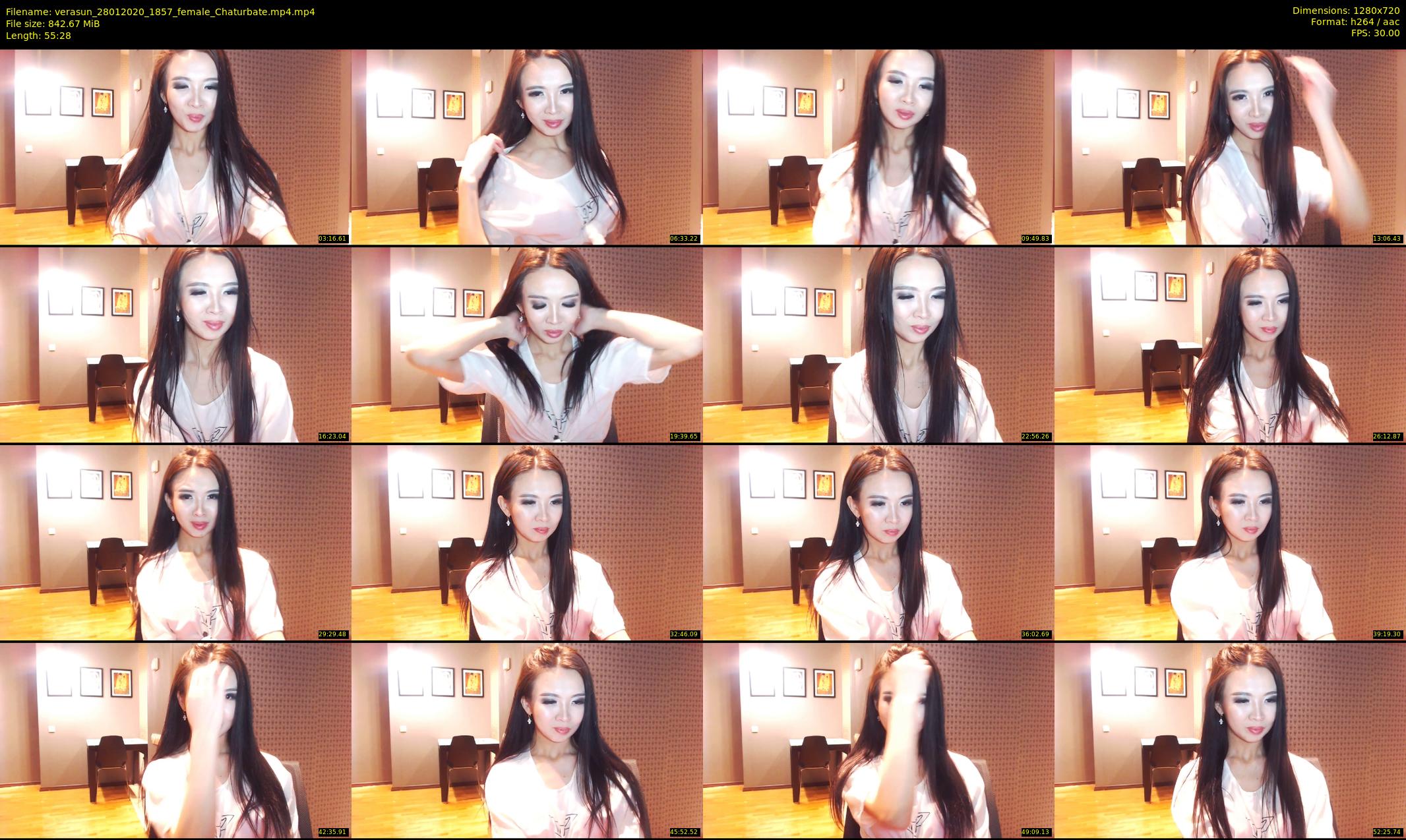 verasun — 56 minute Chaturbate female cam show recording, 720p, Jan 28, 2020