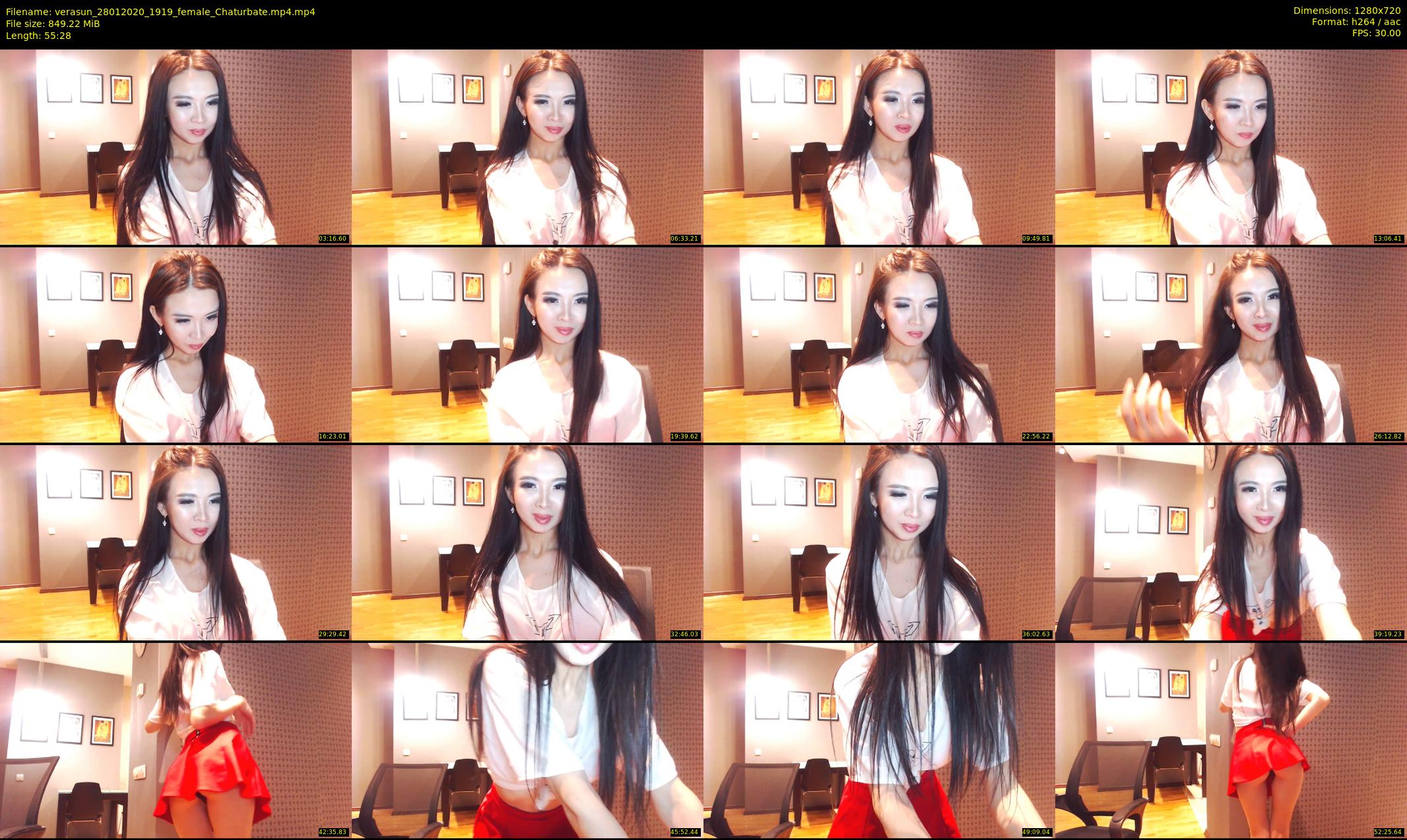 verasun — 56 minute Chaturbate female cam show recording, 720p, Jan 28, 2020