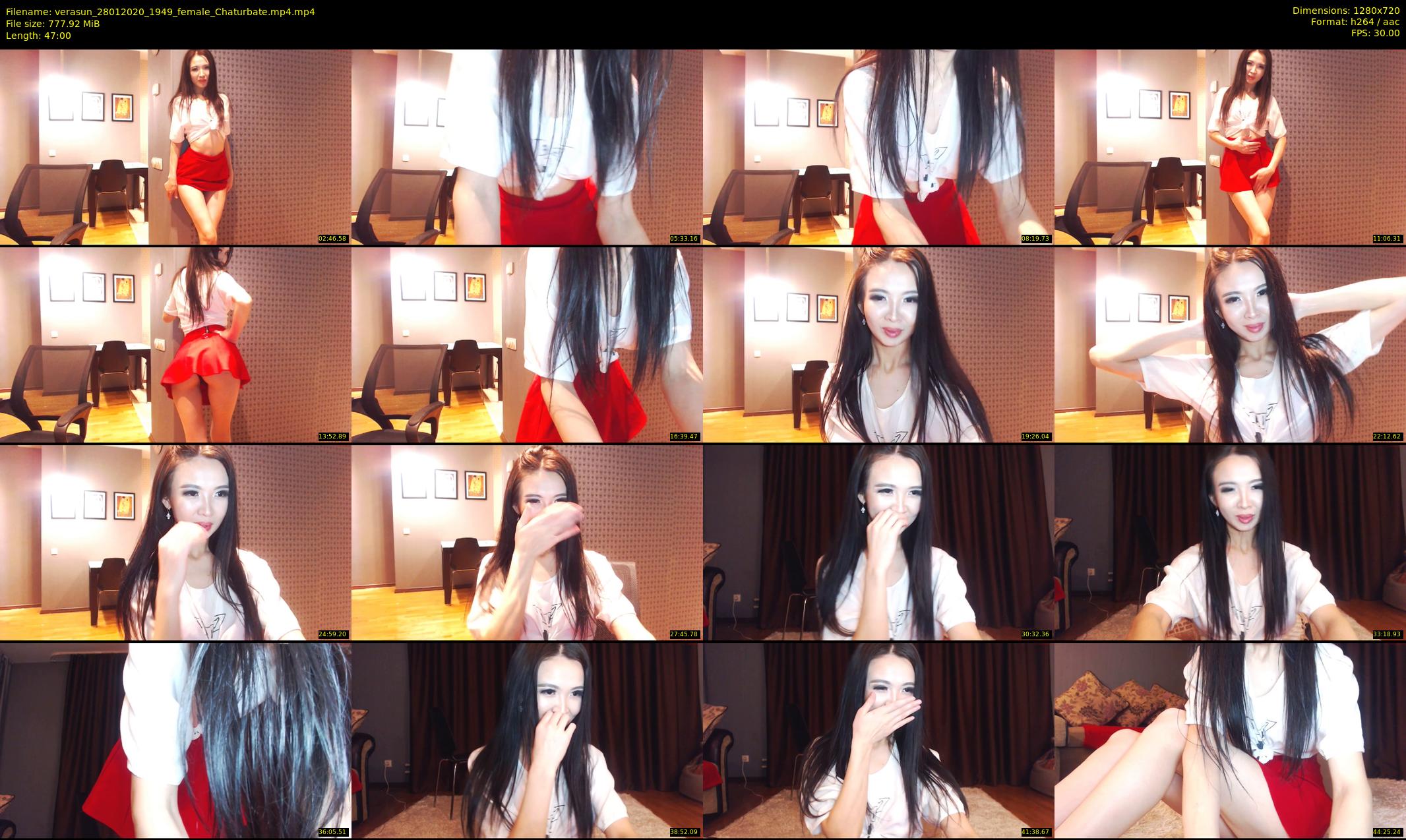 verasun — 47 minute Chaturbate female cam show recording, 720p, Jan 28, 2020
