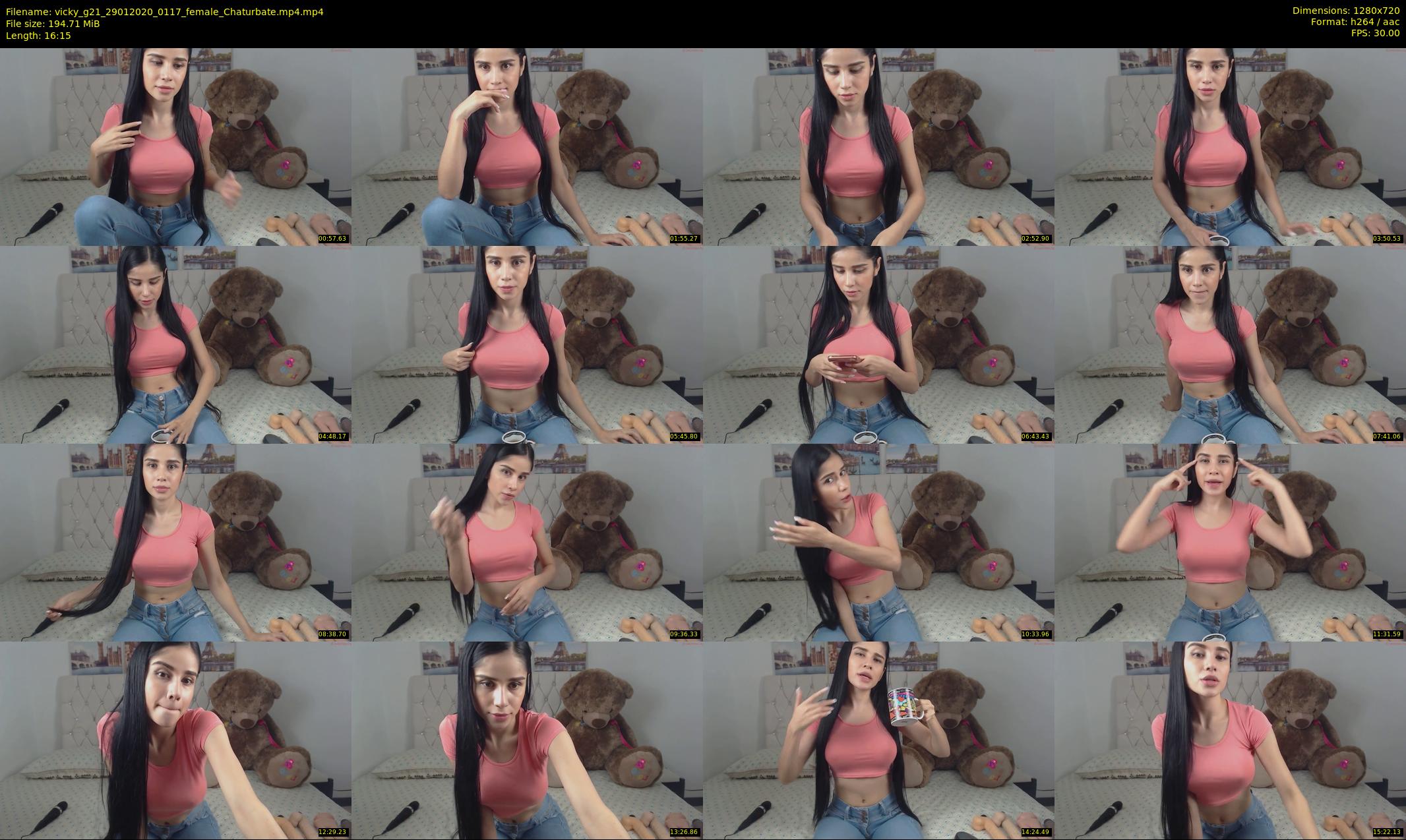 vicky_g21 — 17 minute Chaturbate female cam show recording, 720p, Jan 29, 2020
