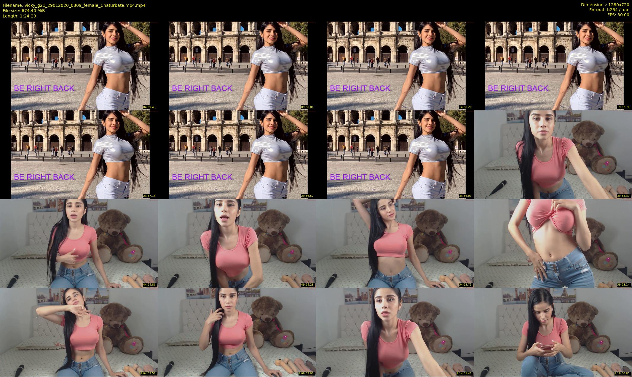 vicky_g21 — 85 minute Chaturbate female cam show recording, 720p, Jan 29, 2020