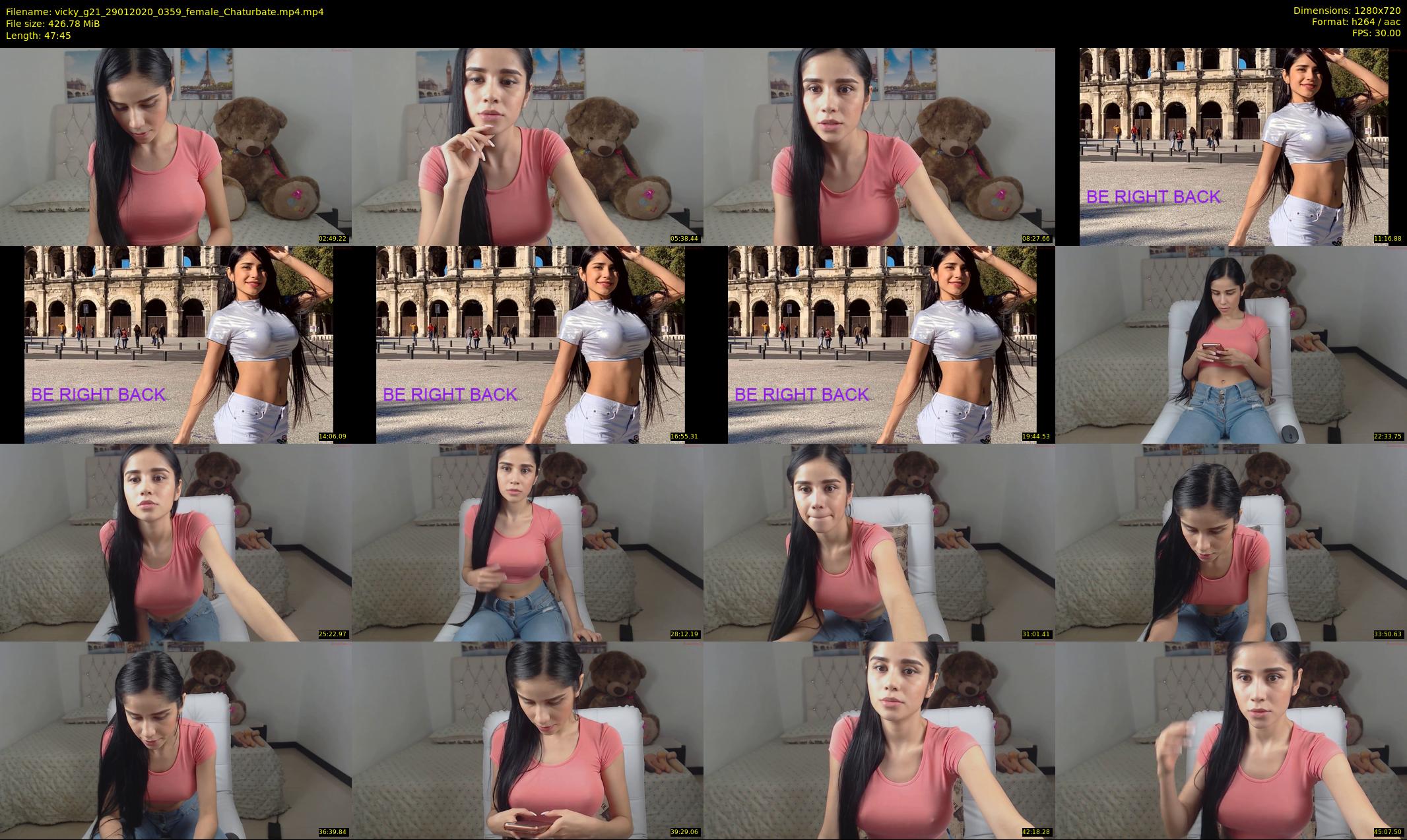 vicky_g21 — 48 minute Chaturbate female cam show recording, 720p, Jan 29, 2020