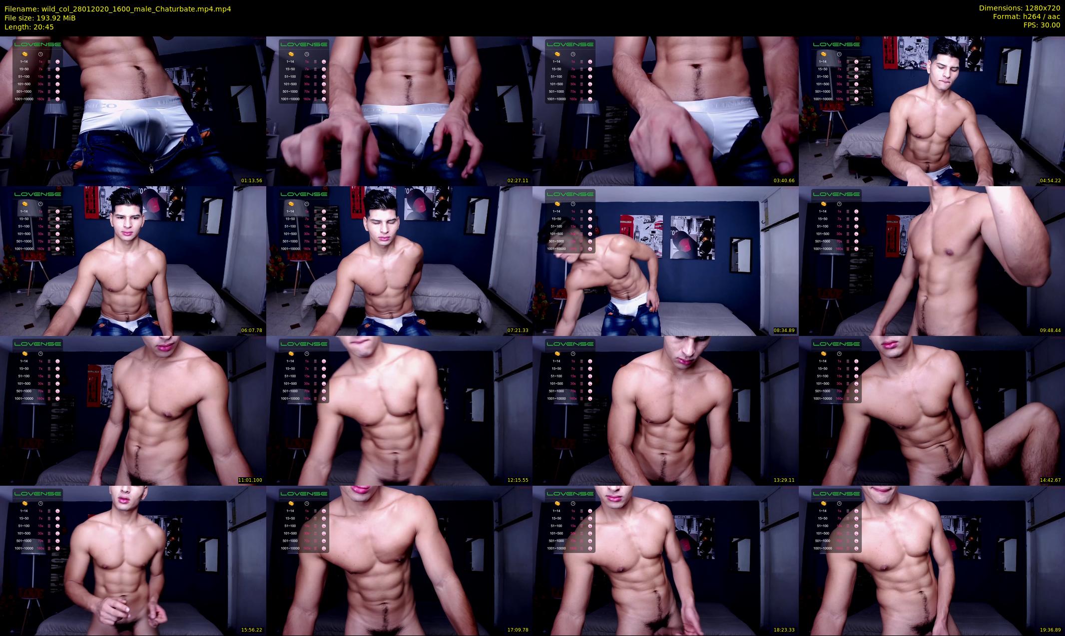 wild_col — 21 minute Chaturbate male cam show recording, 720p, Jan 28, 2020