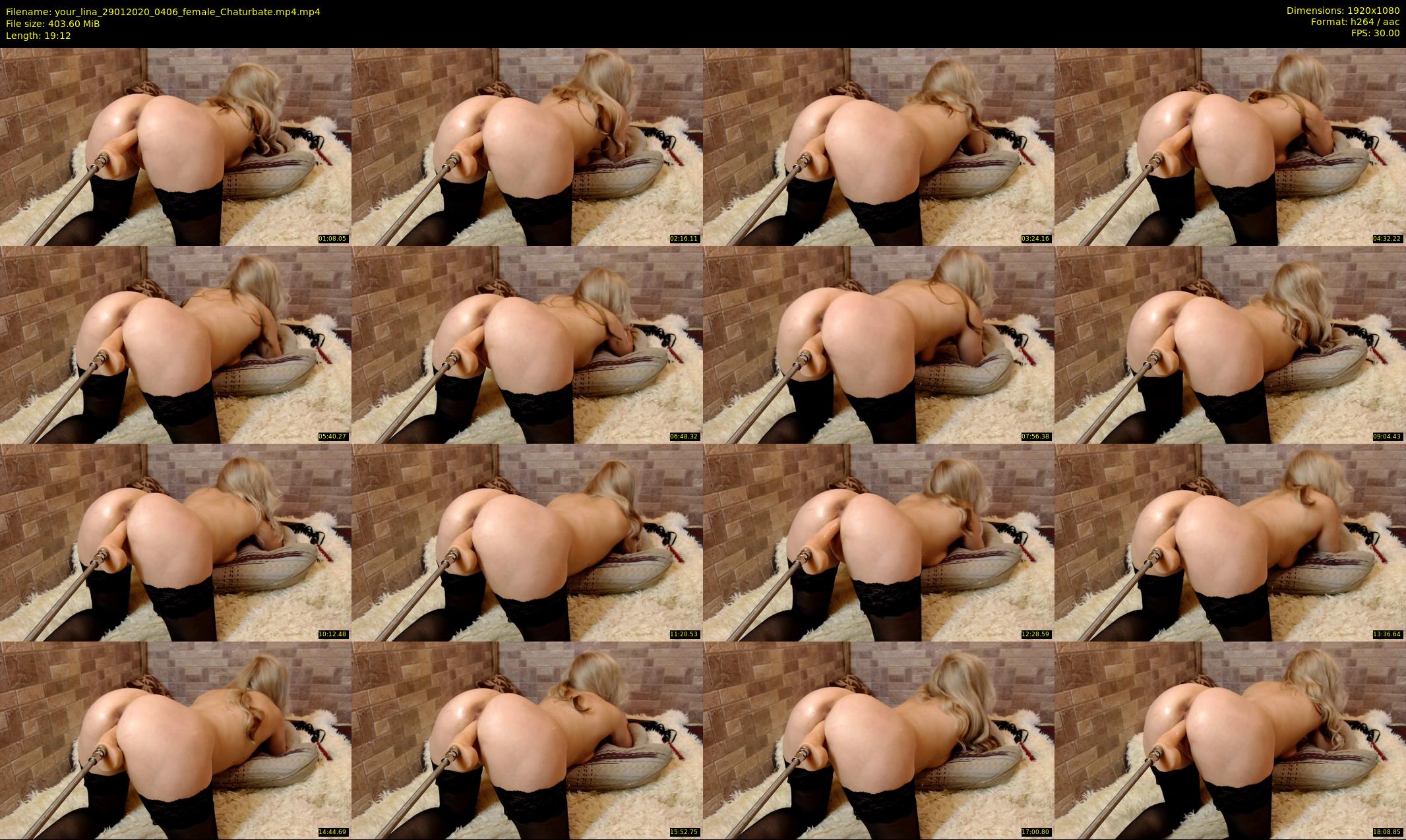 your_lina — 20 minute Chaturbate female cam show recording, 1080p, Jan 29, 2020