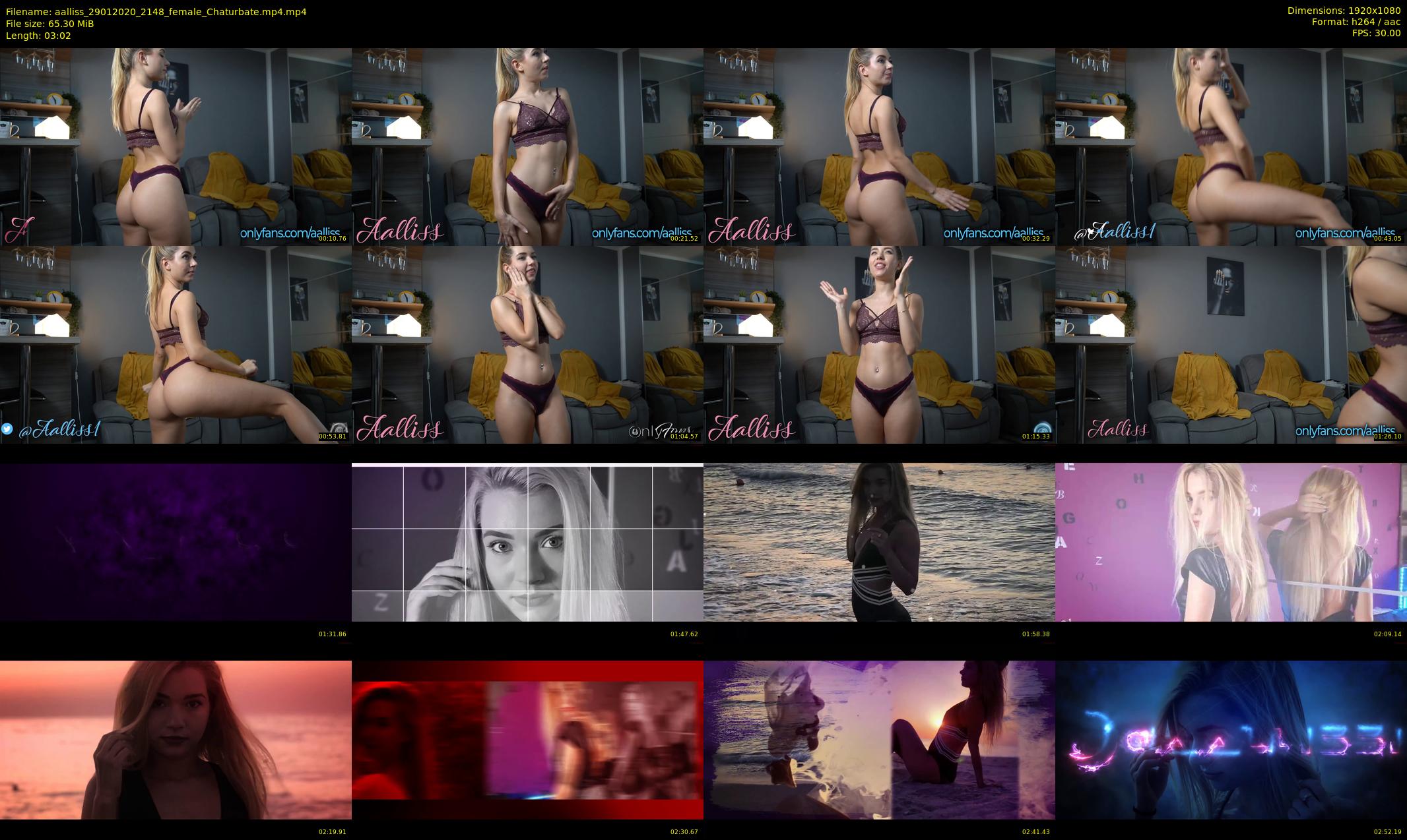 aalliss — 4 minute Chaturbate female cam show recording, 1080p, Jan 29, 2020