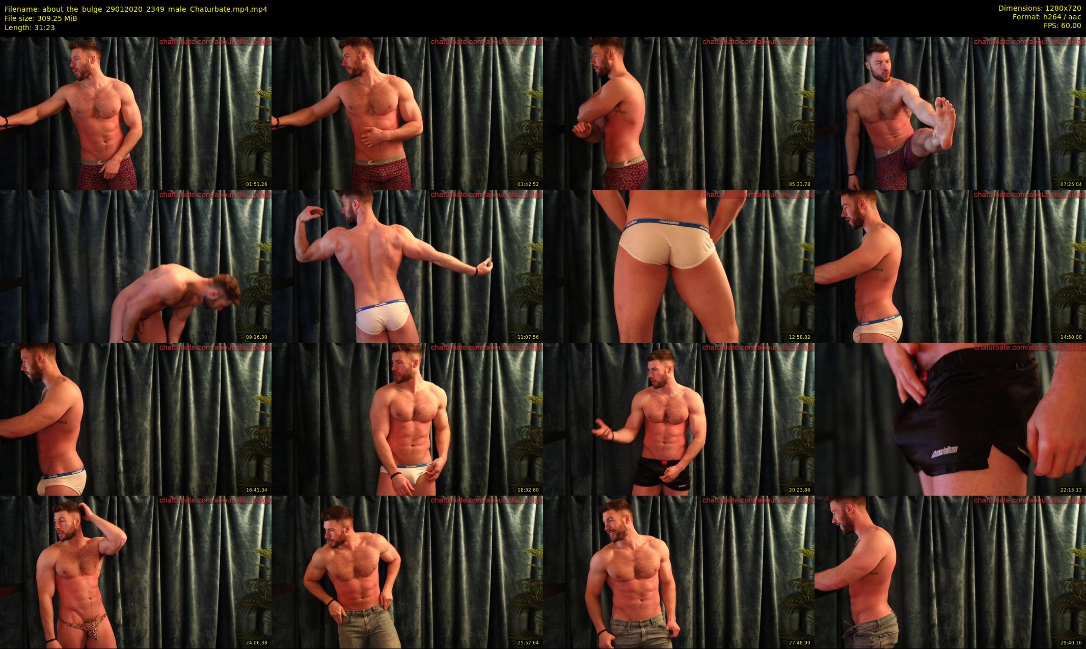 about_the_bulge — 32 minute Chaturbate male cam show recording, 720p, Jan 29, 2020