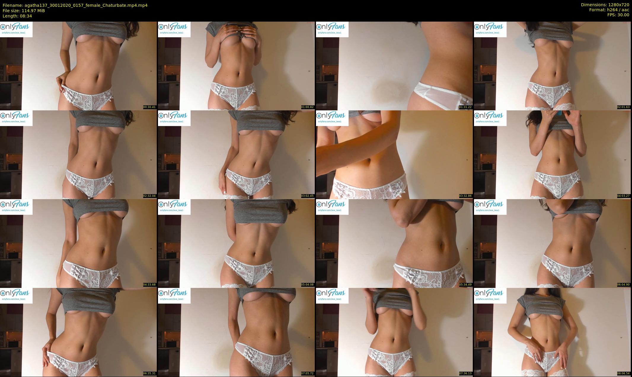 agatha137 — 9 minute Chaturbate female cam show recording, 720p, Jan 30, 2020